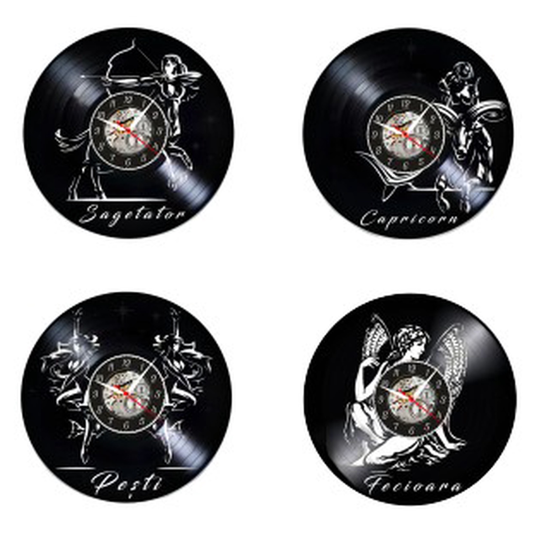 ZODIAC- ceas de perete - casă & stil de viață - accesorii pentru decorat casa - decorațiuni de pereți, decorațiuni suspendate - ceasuri de perete - Artynos.ro