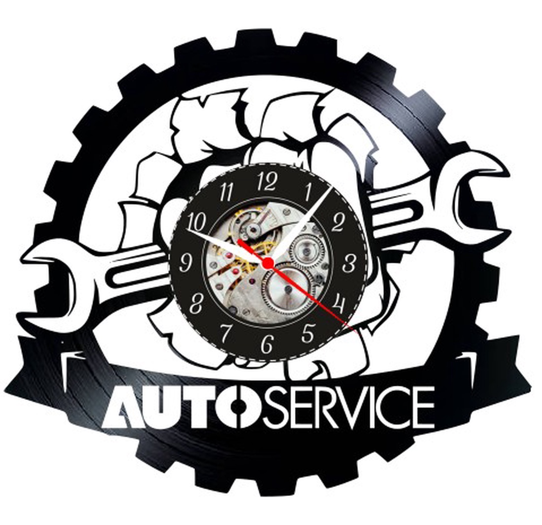 SERVICE AUTO-ceas de perete(personalizabil) - casă & stil de viață - accesorii pentru decorat casa - decorațiuni de pereți, decorațiuni suspendate - ceasuri de perete - Artynos.ro