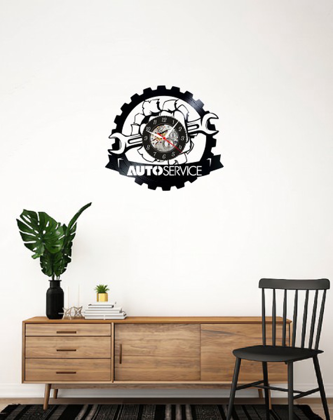 SERVICE AUTO-ceas de perete(personalizabil) - casă & stil de viață - accesorii pentru decorat casa - decorațiuni de pereți, decorațiuni suspendate - ceasuri de perete - Artynos.ro