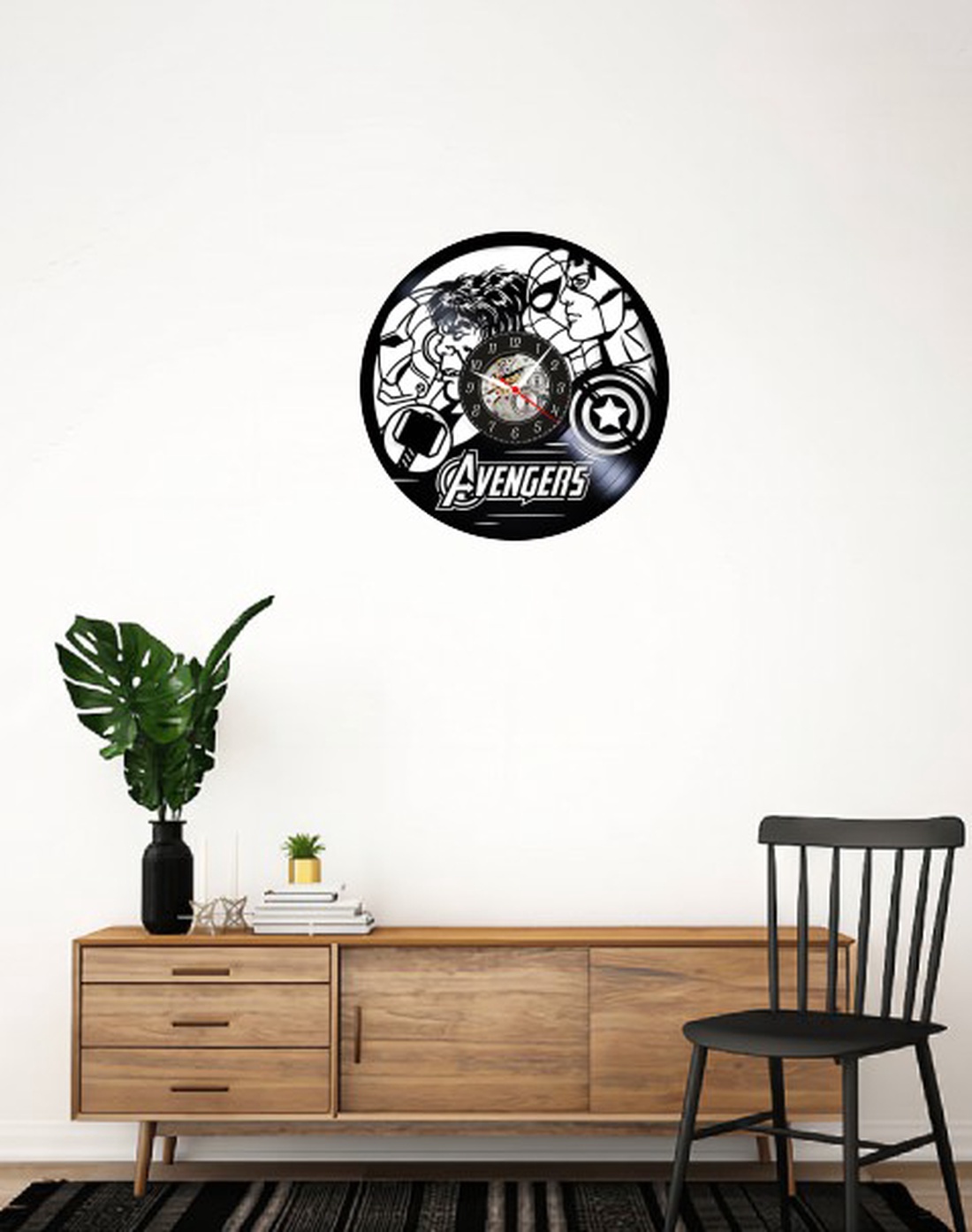 AVENGERS-ceas de perete - casă & stil de viață - accesorii pentru decorat casa - decorațiuni de pereți, decorațiuni suspendate - ceasuri de perete - Artynos.ro