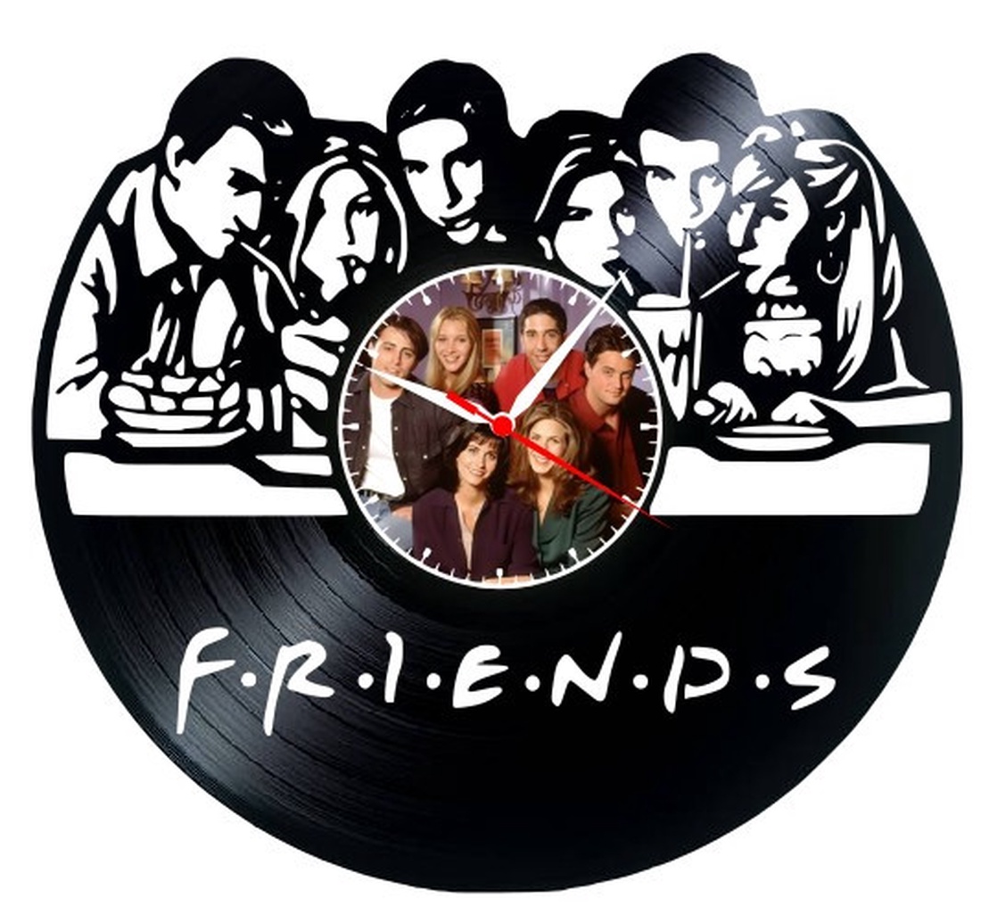 F.R.I.E.N.D.S.- ceas de perete - casă & stil de viață - accesorii pentru decorat casa - decorațiuni de pereți, decorațiuni suspendate - ceasuri de perete - Artynos.ro