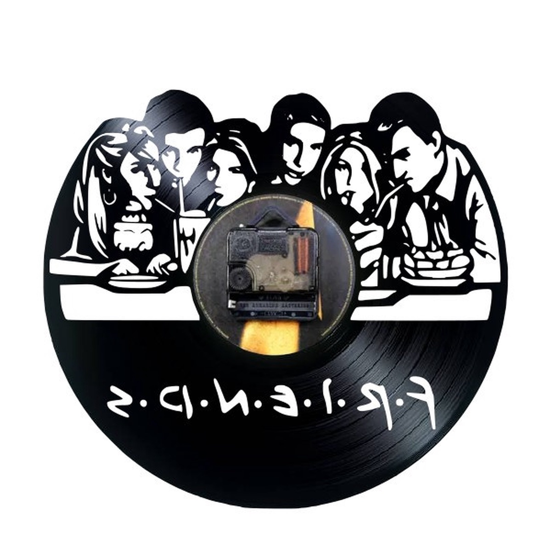 F.R.I.E.N.D.S.- ceas de perete - casă & stil de viață - accesorii pentru decorat casa - decorațiuni de pereți, decorațiuni suspendate - ceasuri de perete - Artynos.ro