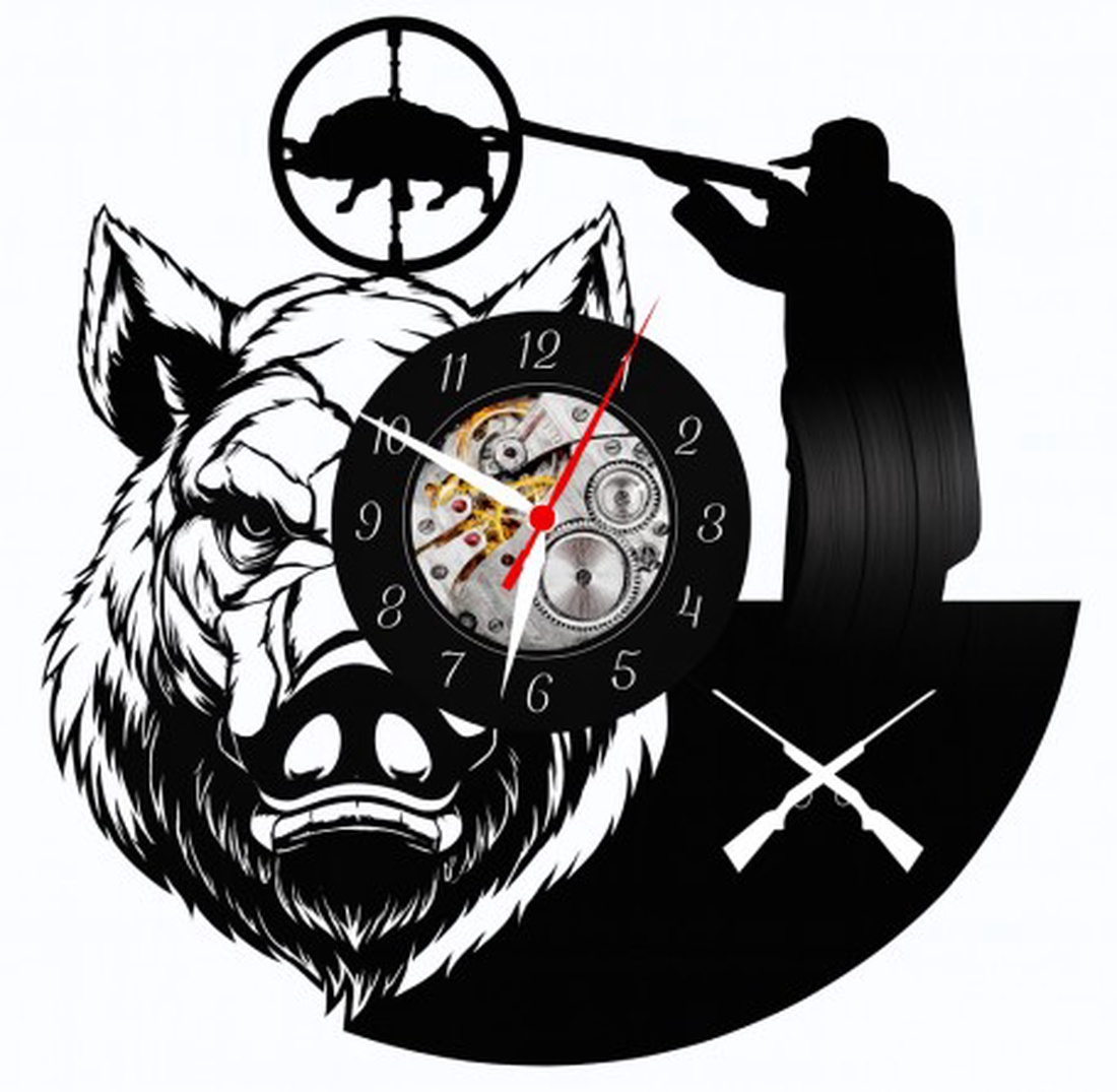 VANATOARE DE MISTRETI-ceas de perete - casă & stil de viață - accesorii pentru decorat casa - decorațiuni de pereți, decorațiuni suspendate - ceasuri de perete - Artynos.ro