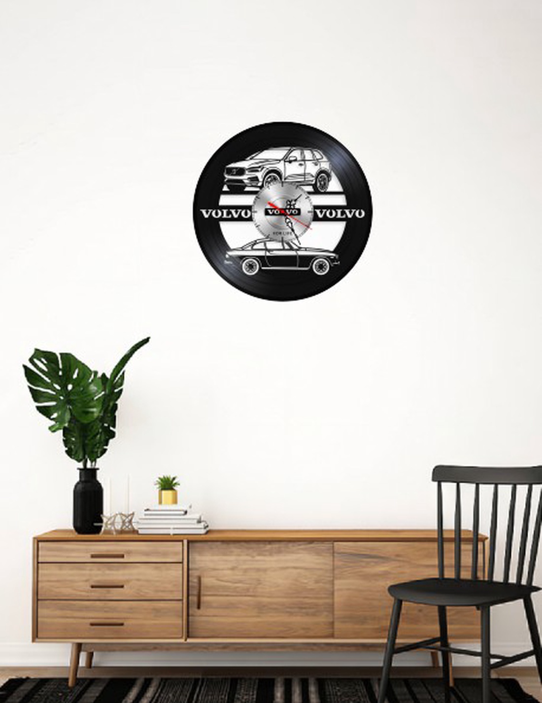 VOLVO- ceas de perete - casă & stil de viață - accesorii pentru decorat casa - decorațiuni de pereți, decorațiuni suspendate - ceasuri de perete - Artynos.ro