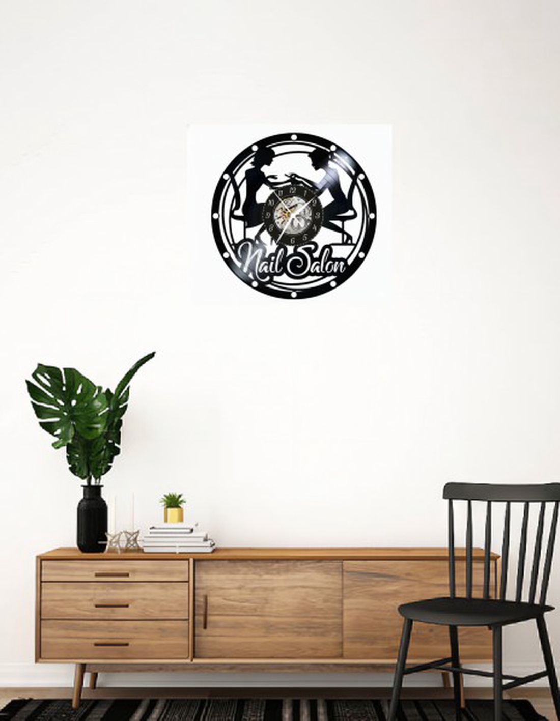 SALON MANICHIURA ( PERSONALIZABIL)-ceas de perete -  - Artynos.ro