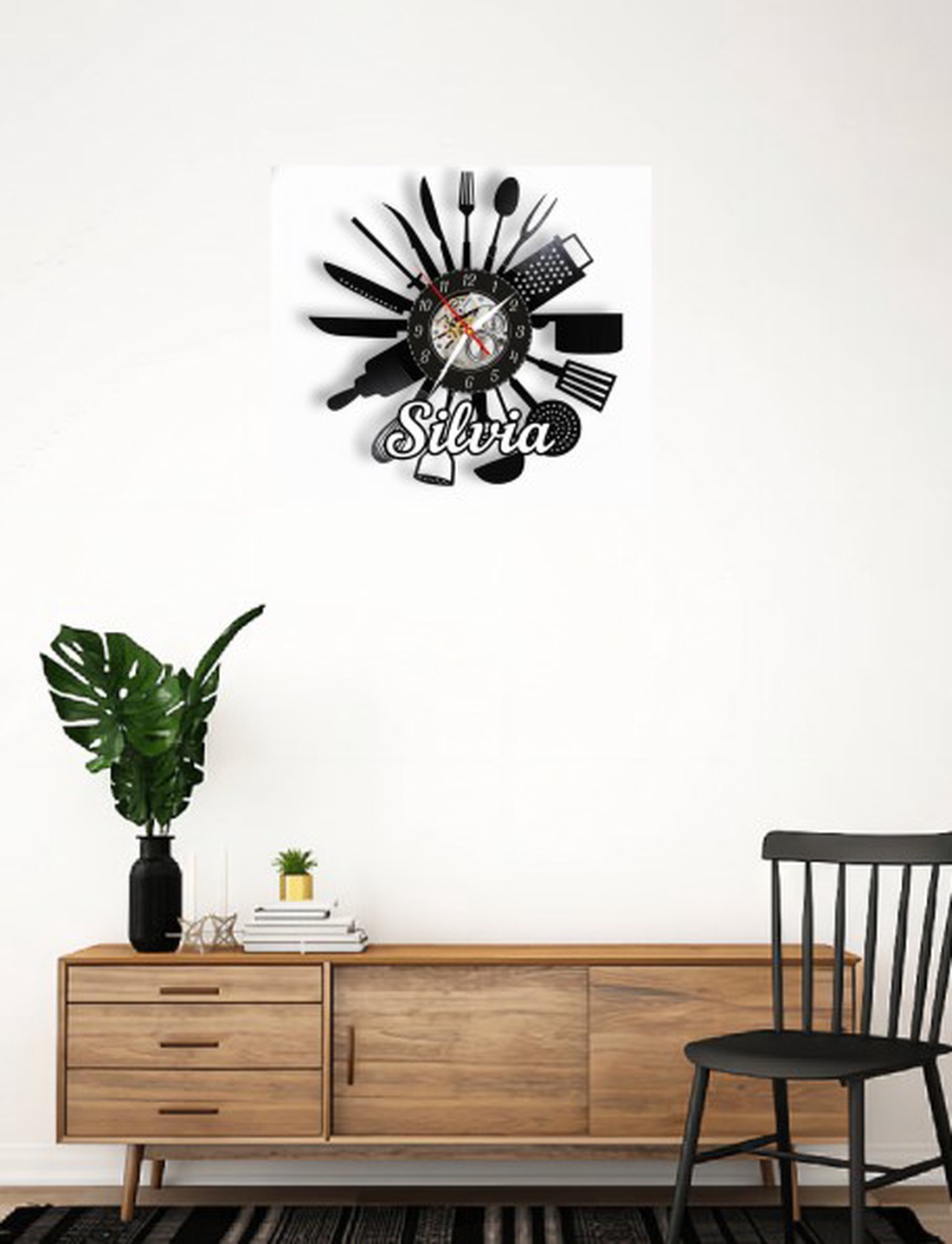 BUCATARIE-ceas de perete(personalizabil) - casă & stil de viață - accesorii pentru decorat casa - decorațiuni de pereți, decorațiuni suspendate - ceasuri de perete - Artynos.ro