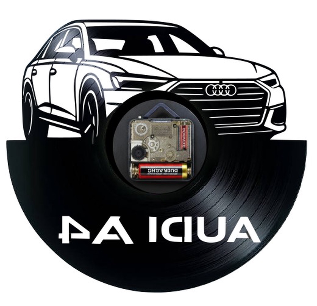 AUDI A4-ceas de perete - casă & stil de viață - accesorii pentru decorat casa - decorațiuni de pereți, decorațiuni suspendate - ceasuri de perete - Artynos.ro