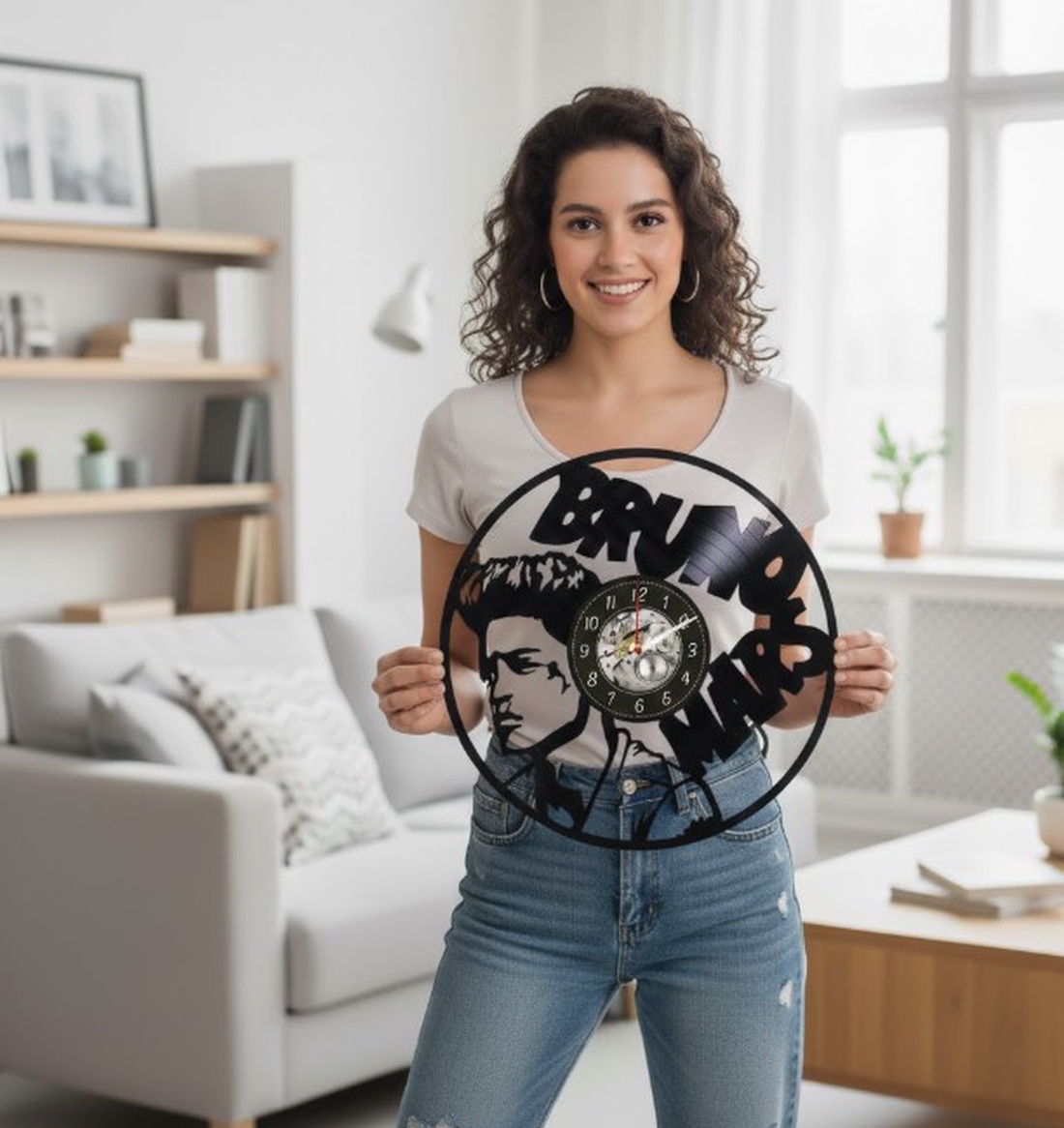 BRUNO MARS-ceas de perete - casă & stil de viață - decorațiuni de casă - decorațiuni de pereți - ceasuri de perete - Artynos.ro