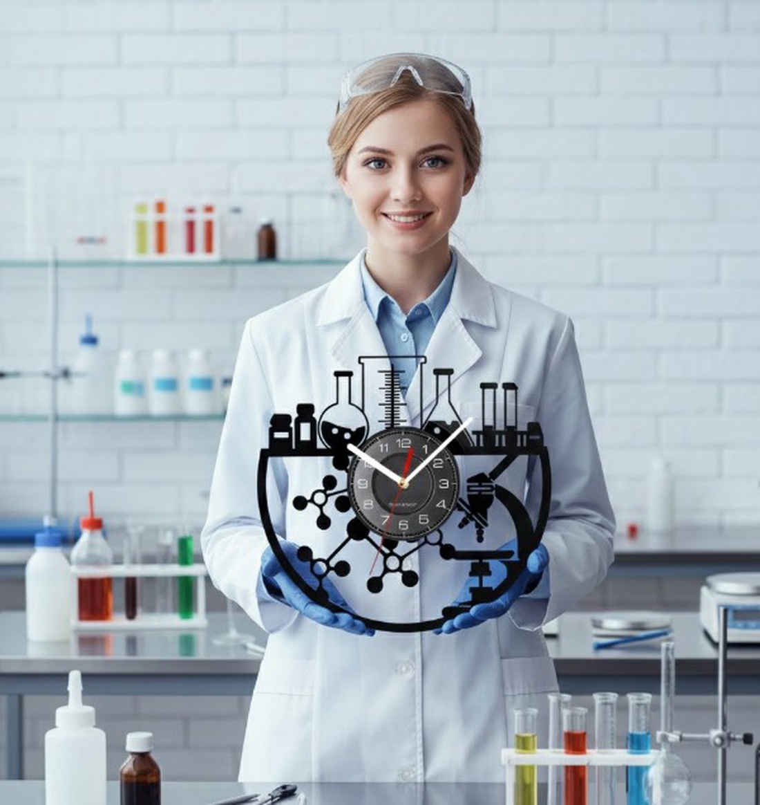 CHIMIE-ceas de perete - casă & stil de viață - decorațiuni de casă - decorațiuni de pereți - ceasuri de perete - Artynos.ro