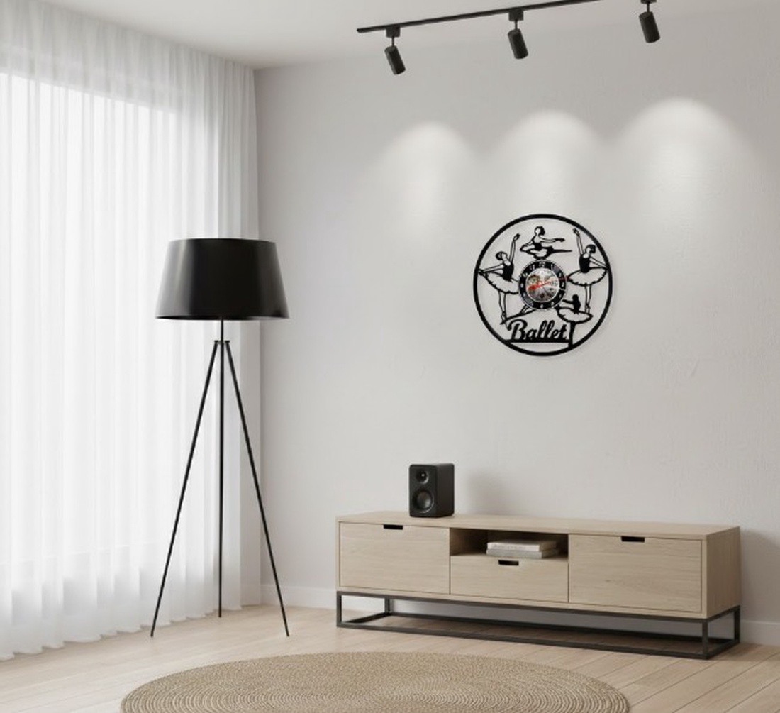 Ceas de perete decorativ - Classic Ballet Dance  - casă & stil de viață - decorațiuni de casă - decorațiuni de pereți - ceasuri de perete - Artynos.ro