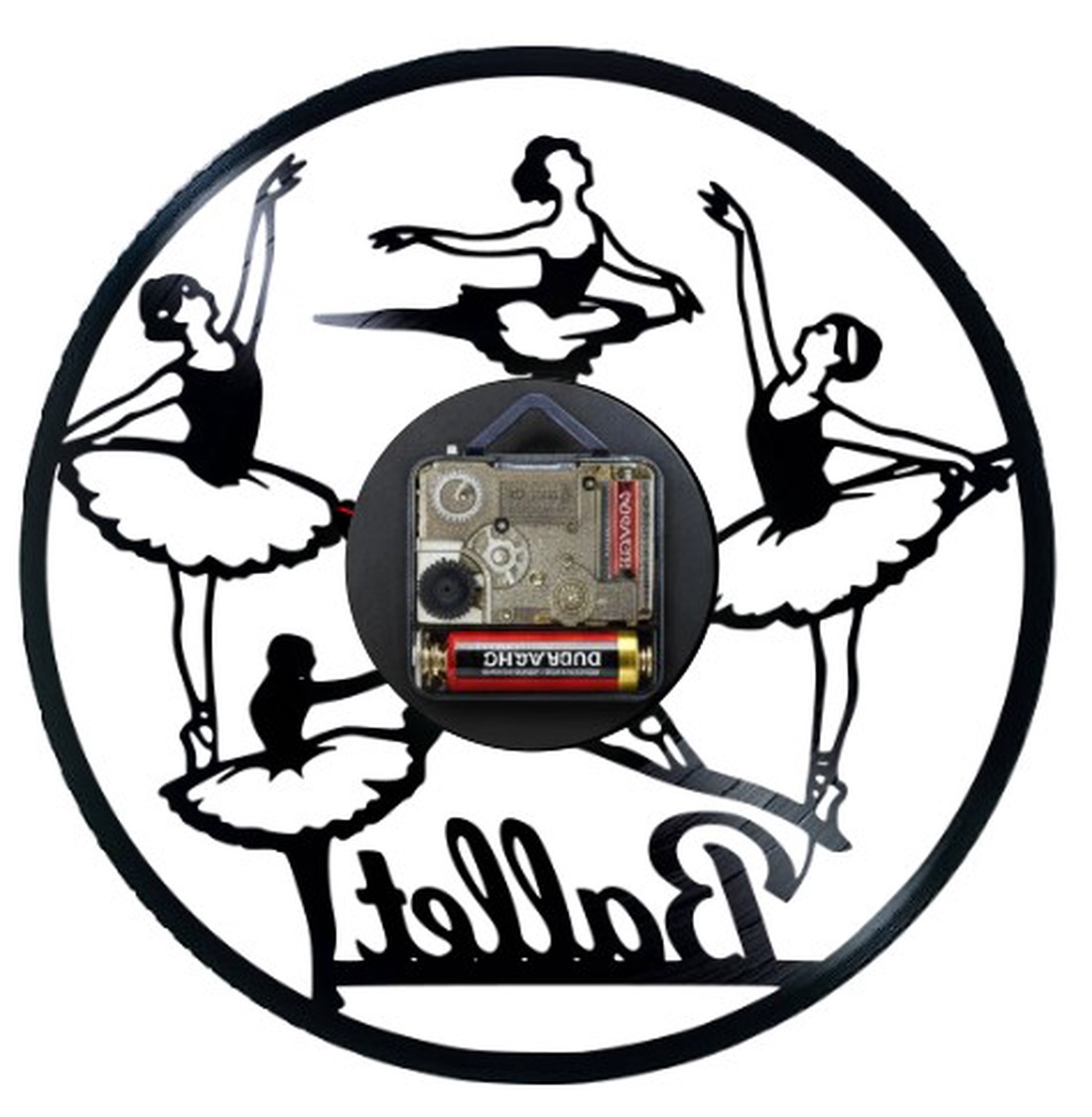 Ceas de perete decorativ - Classic Ballet Dance  - casă & stil de viață - decorațiuni de casă - decorațiuni de pereți - ceasuri de perete - Artynos.ro