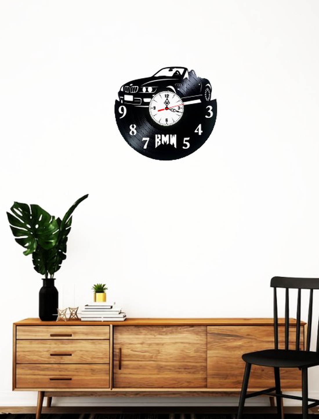 Ceas de Perete Artizanal din Vinil BMW Z3 Roadster � Lucrat Manual, Cadou Premium pentru Pasionații Auto - casă & stil de viață - decorațiuni de casă - decorațiuni de pereți - ceasuri de perete - Artynos.ro