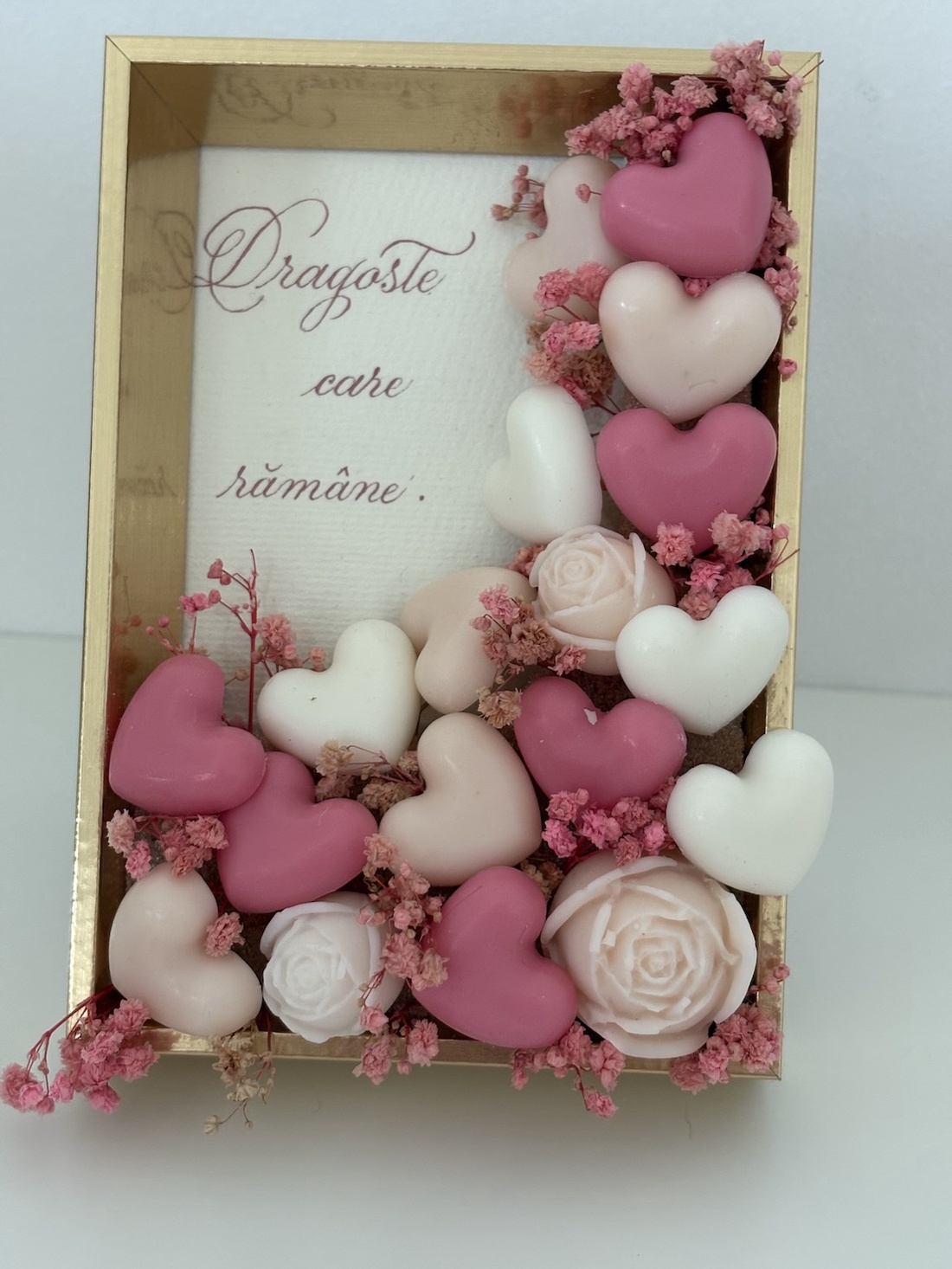 Mots d'amour - rama parfumata cu mesaj personalizat caligrafiat manual - accesorii nuntă - materiale decor pentru nuntă - decorațiuni nuntă - Artynos.ro