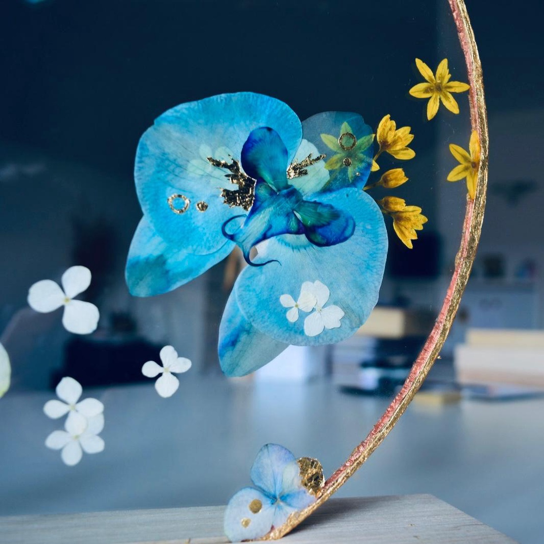 Orhidee Albastră - casă & stil de viață - accesorii pentru decorat casa - decorațiuni de masă și decorațiuni pentru rafturi  - decorațiuni de masă - Artynos.ro