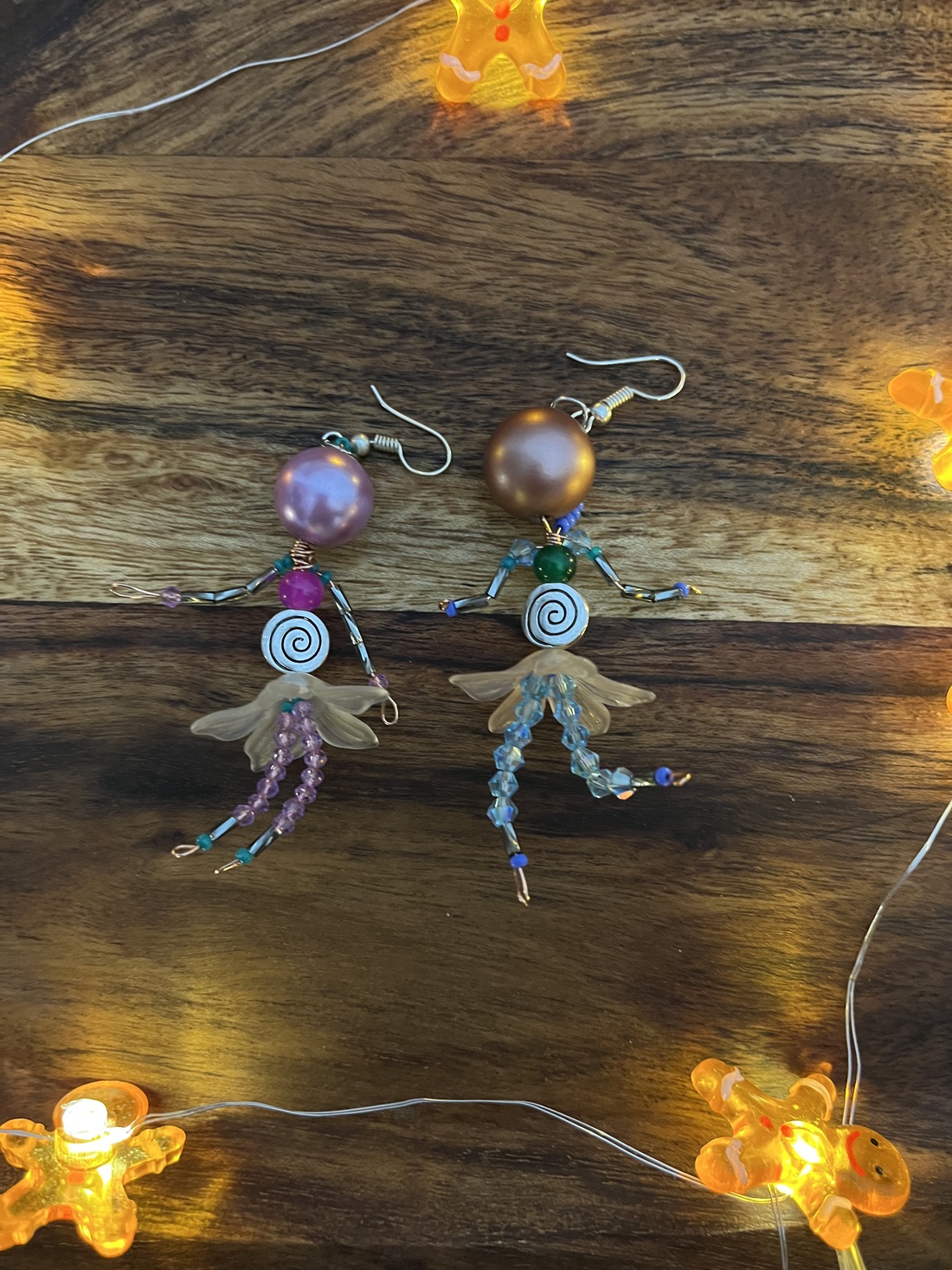 Cercei robotel - bijuterii - cercei - cercei din mărgele - Artynos.ro