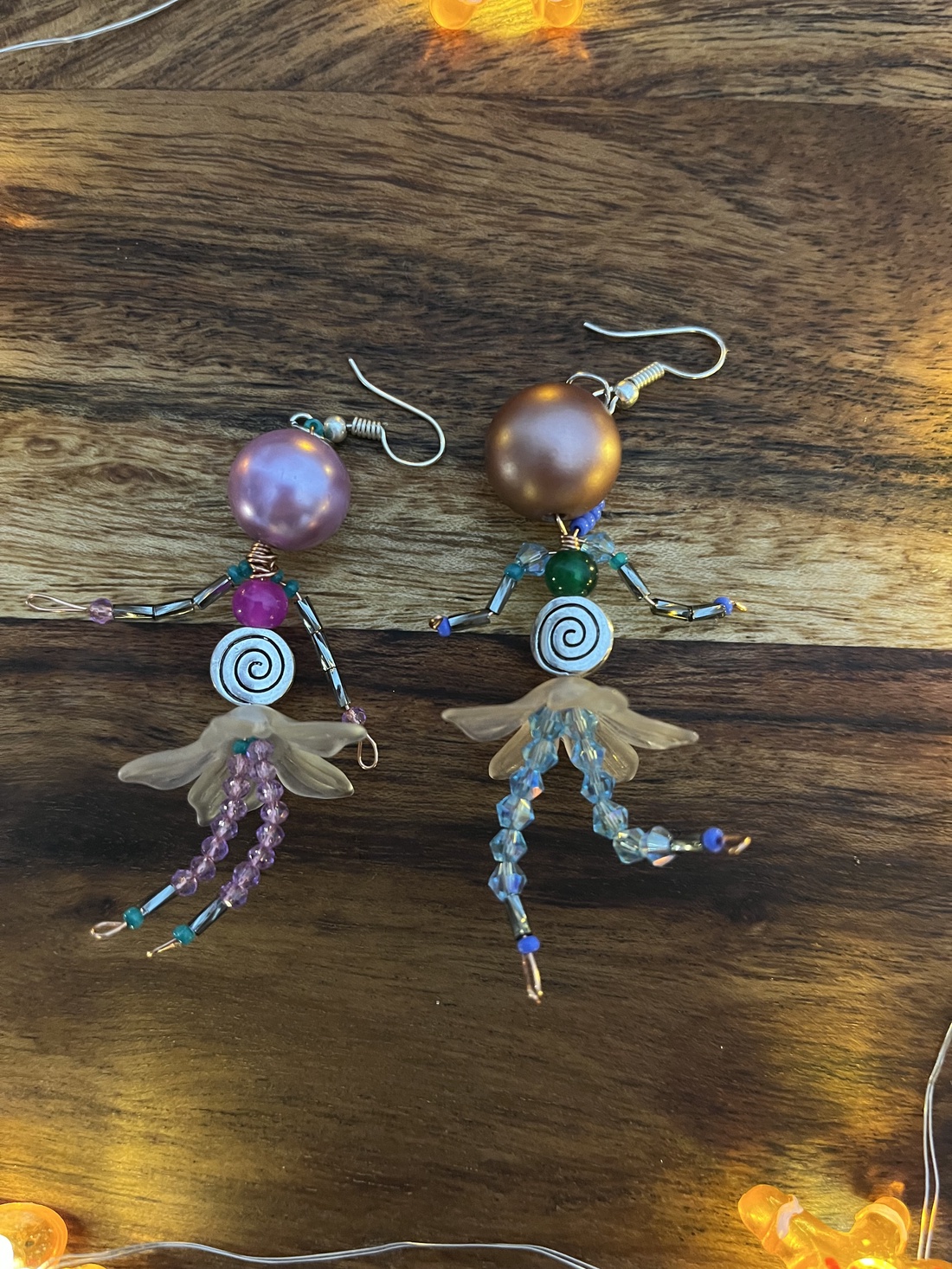 Cercei robotel - bijuterii - cercei - cercei din mărgele - Artynos.ro