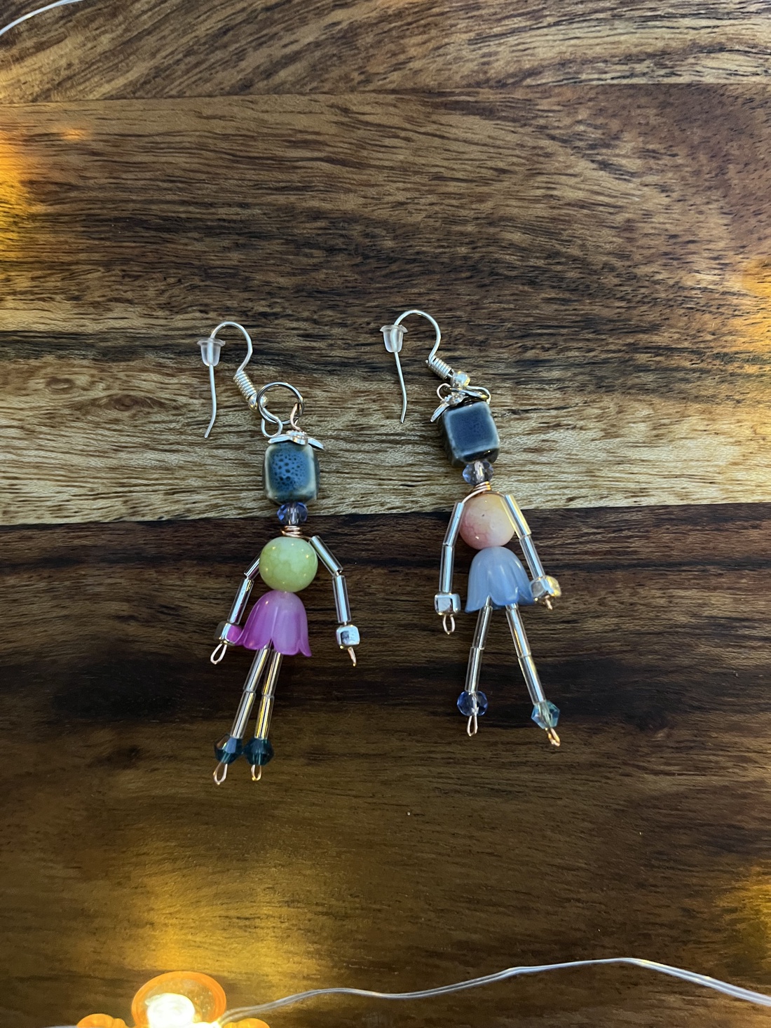 Cercei robotel - bijuterii - cercei - cercei din mărgele - Artynos.ro