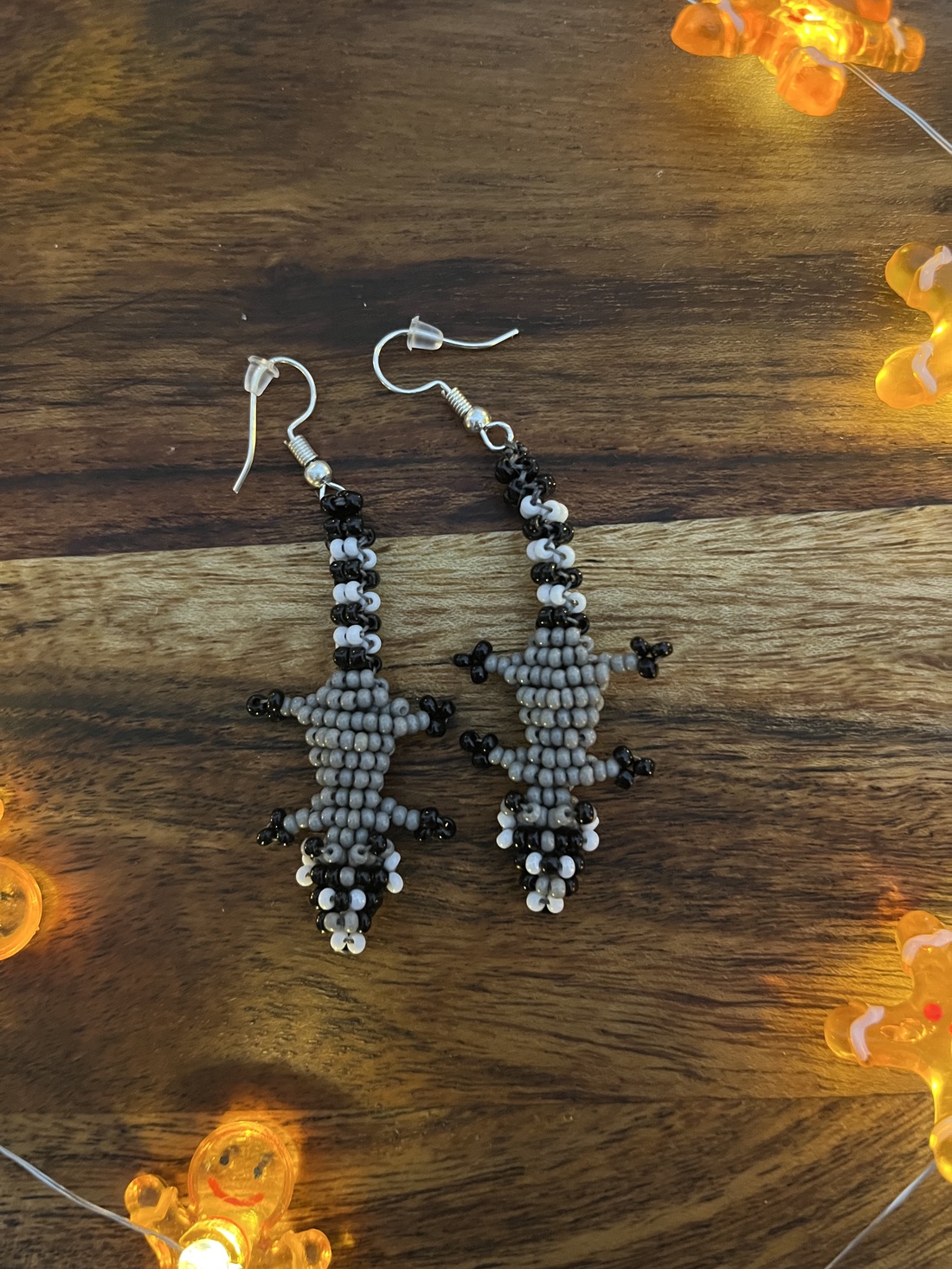 Cercei raton - bijuterii - cercei - cercei din mărgele - Artynos.ro