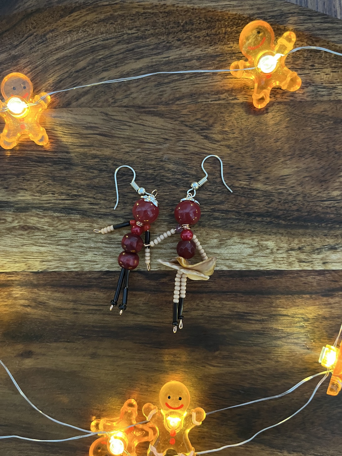 Cercei robotel miniatura - bijuterii - cercei - cercei din mărgele - Artynos.ro