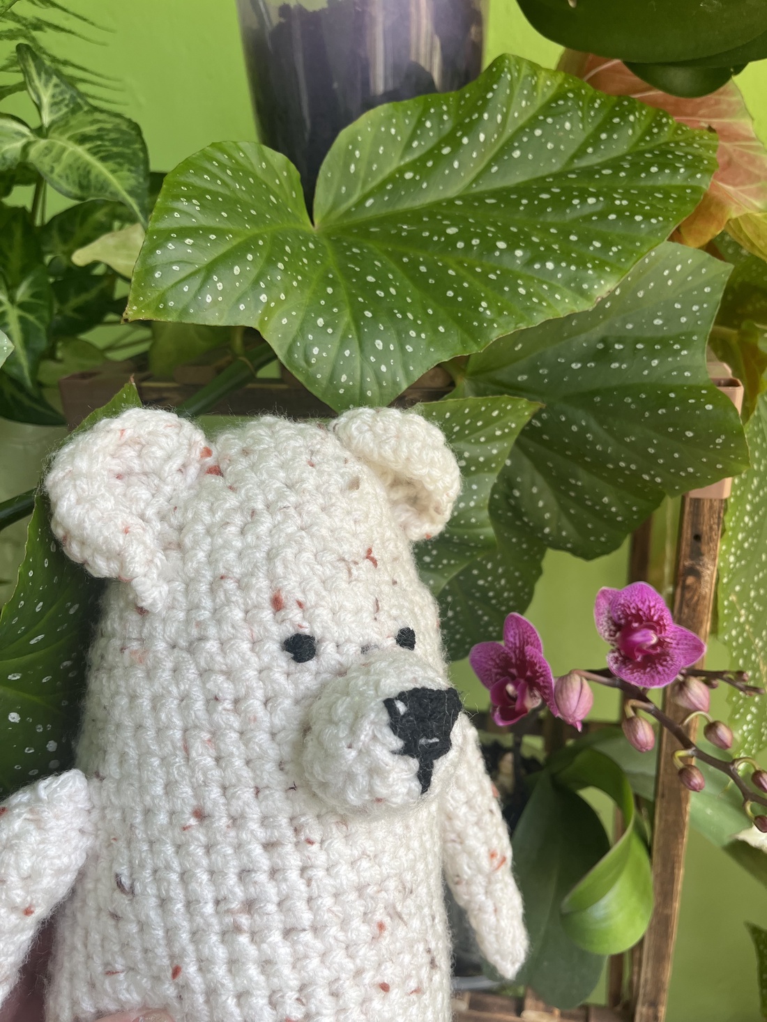 Urs crosetat - jucării și echipamente pentru copii - plușuri - ursuleț de pluș - Artynos.ro