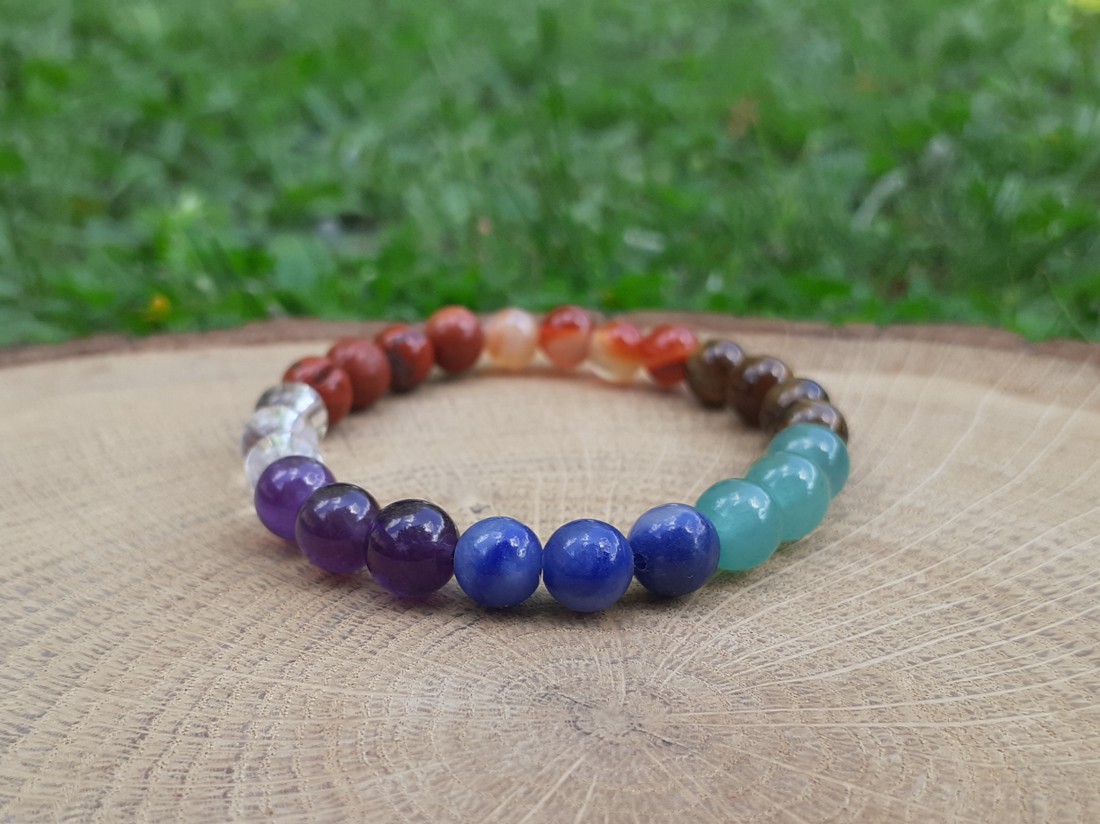 7 chakre de armonizare brățară de cristal programată 6pcs -  - Artynos.ro