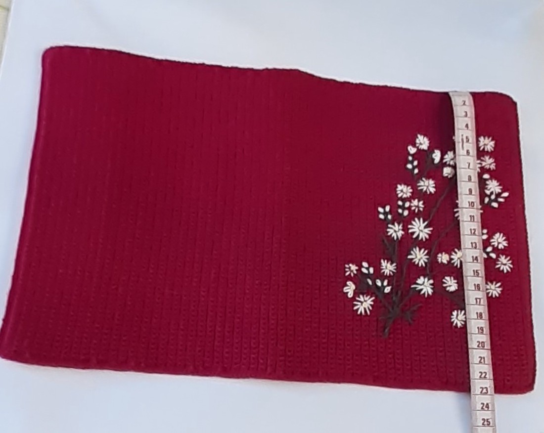 Croșetat și broderie carte capac set 100% microfibră acrilic fire carte capac + marcaj croșetat floare. -  - Artynos.ro