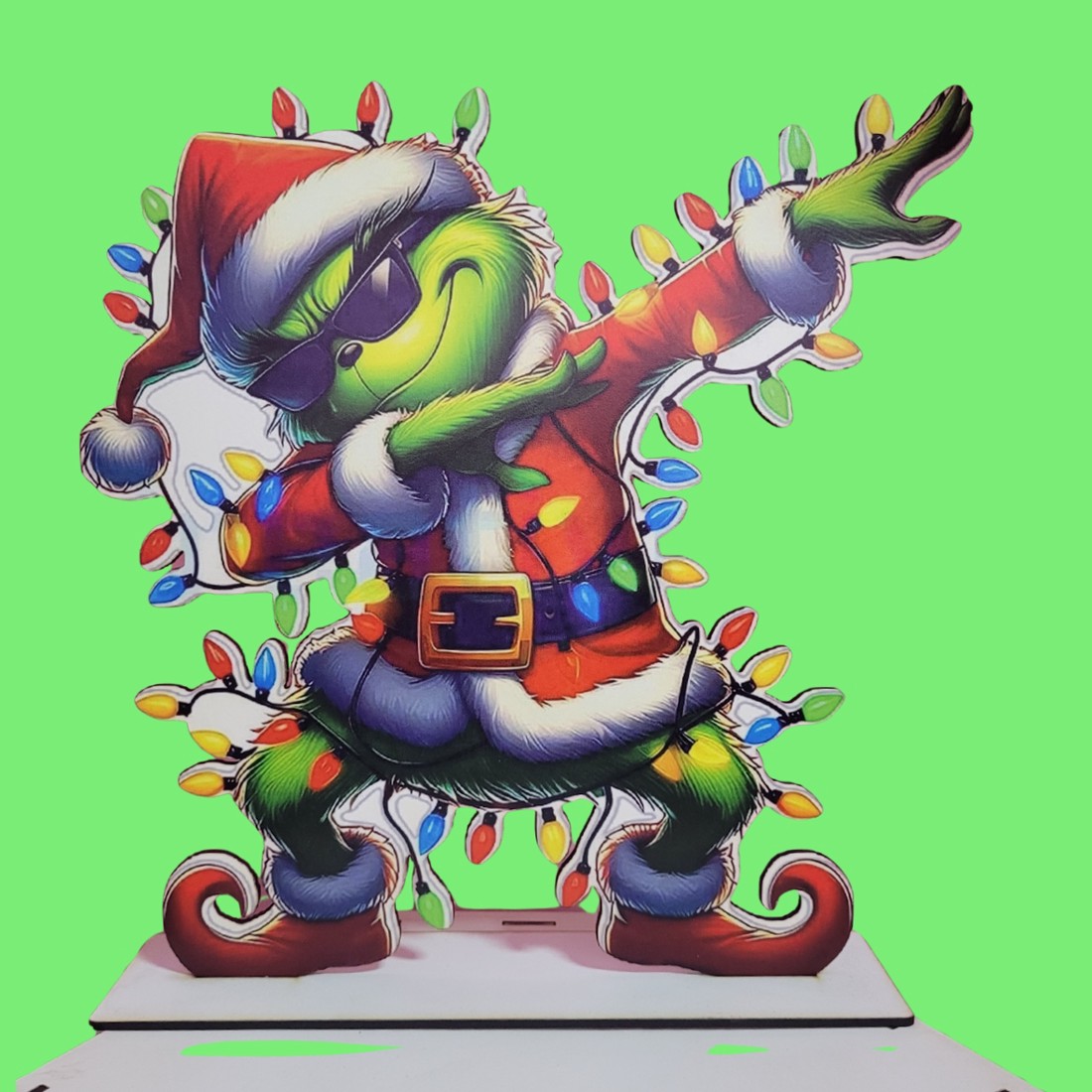 Grinch 30 cm decor în picioare - crăciun - decorațiuni de crăciun de casă - spiriduși de crăciun - Artynos.ro