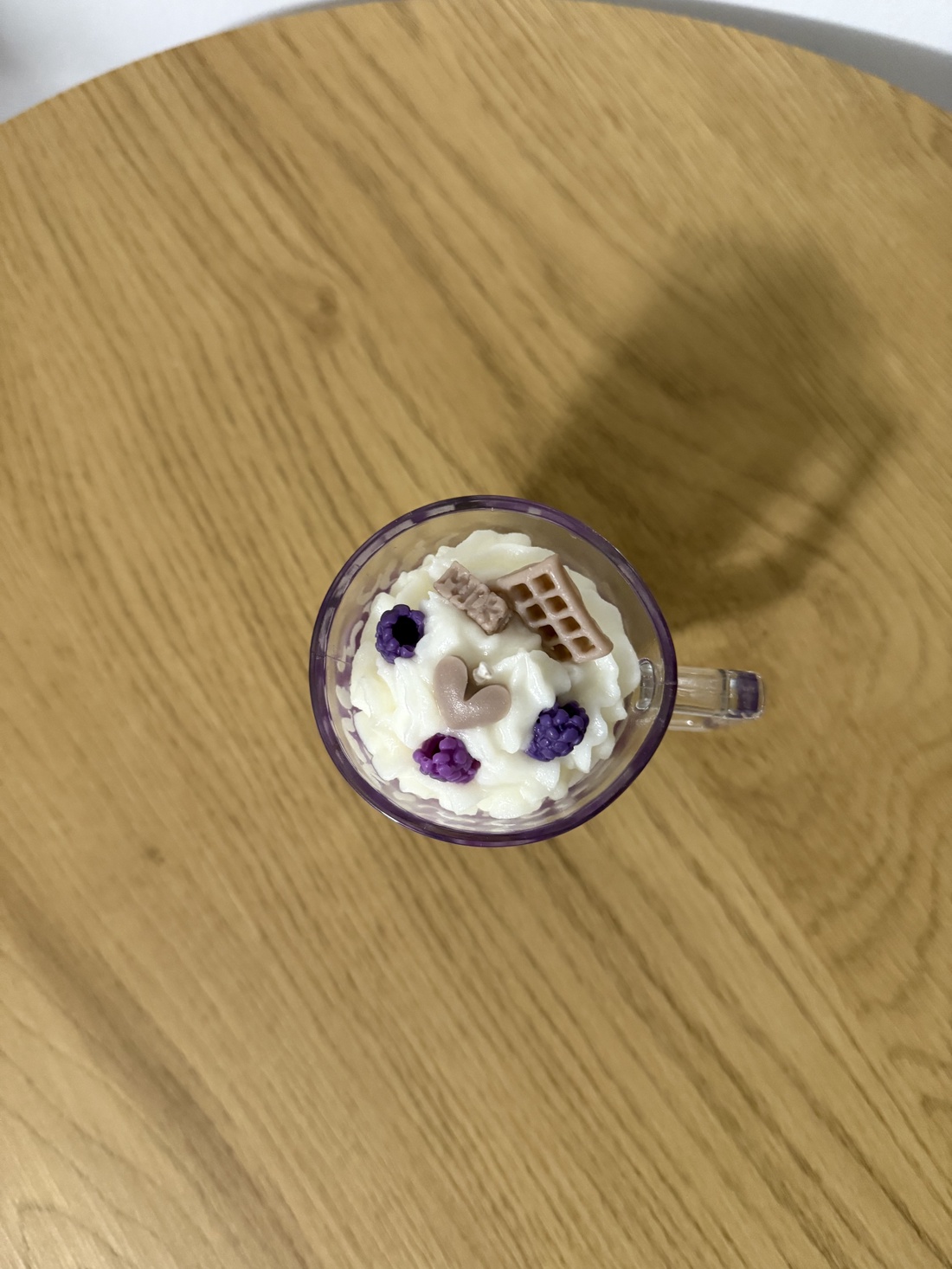 Lumânare parfumată Mini milkshake Blackberry vanilla  120g - casă & stil de viață - lumânări, parfumuri, arome - lumânare - lumânări artizanale - Artynos.ro