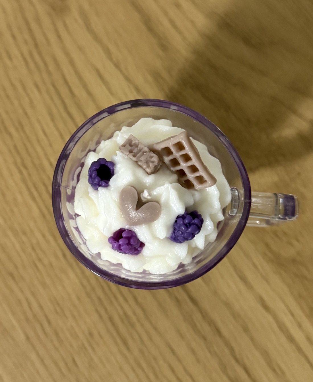 Lumânare parfumată Mini milkshake Blackberry vanilla  120g - casă & stil de viață - lumânări, parfumuri, arome - lumânare - lumânări artizanale - Artynos.ro