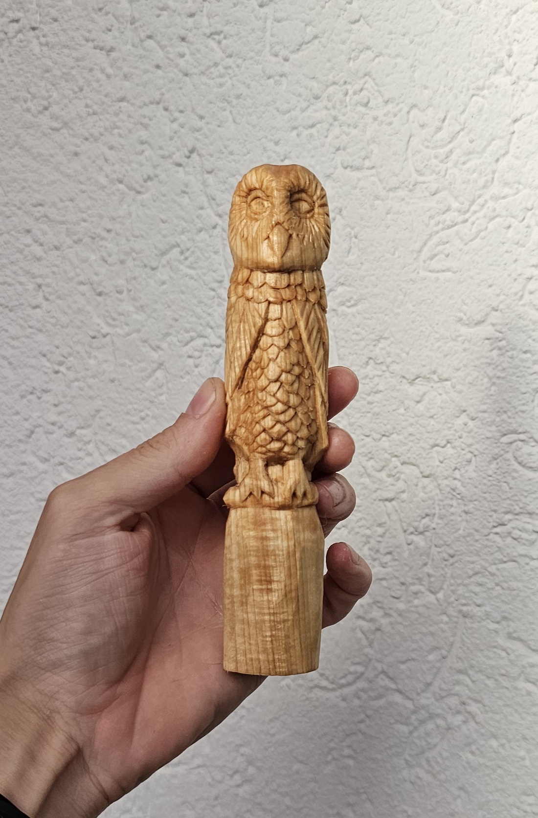 Bufniță din Lemn Sculptata Manual - arte vizuale și accesorii - sculptură - sculpturi și figurine din ceramică - Artynos.ro Bufniță din Lemn Sculptata Manual - arte vizuale și accesorii - sculptură - sculpturi și figurine din ceramică - Artynos.ro