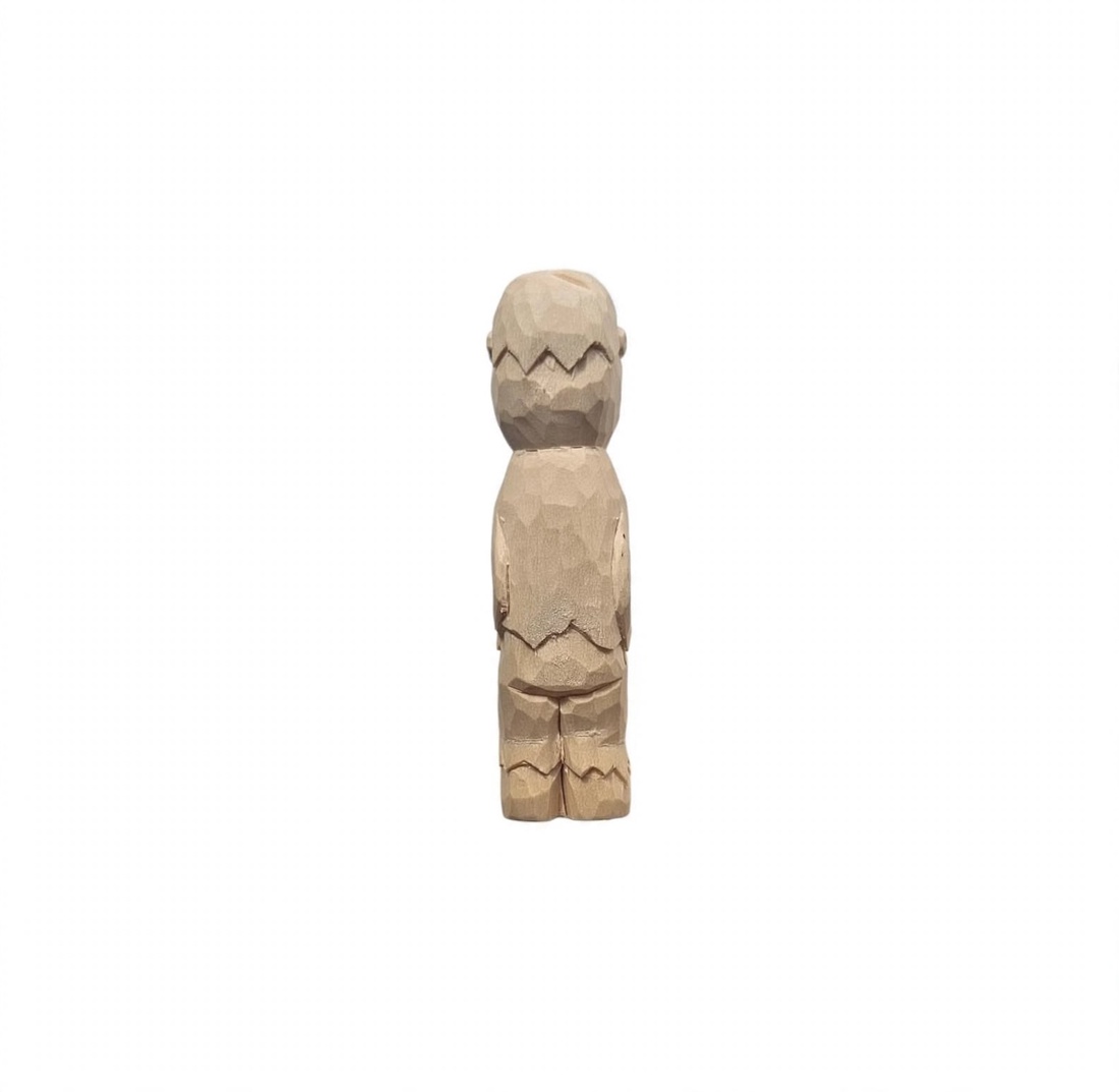 Pachet Creativ Frankenstein din Lemn � Sculptat Manual + 5 Carioci Acrilice - casă & stil de viață - decorațiuni de casă - halloween - tot ce ai nevoie de o petrecere! - costum de halloween - Artynos.ro