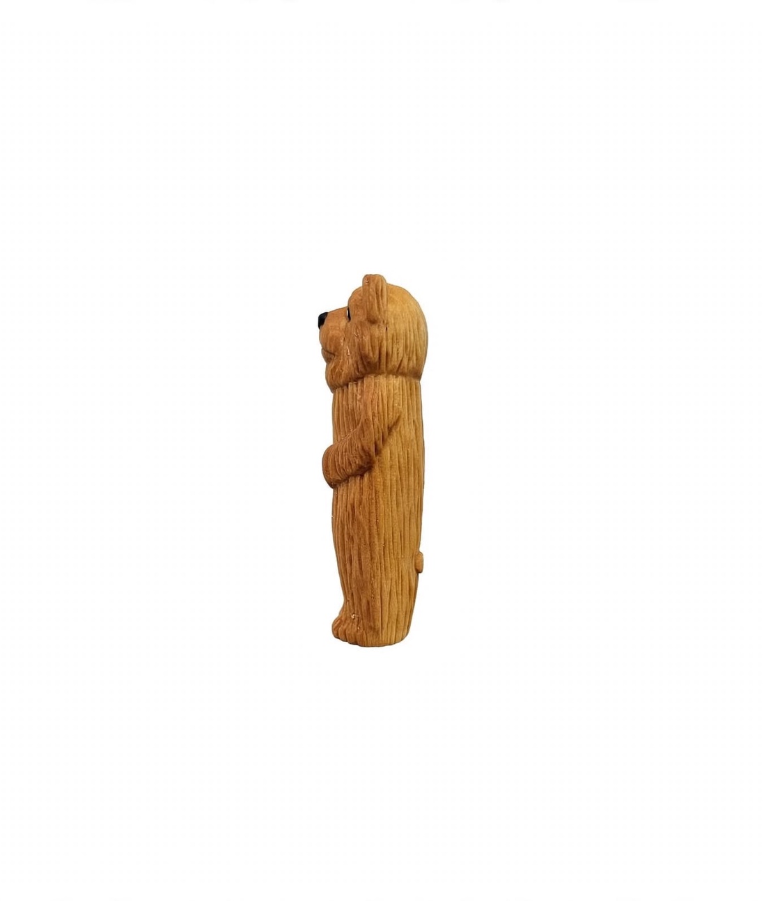 Ursuleț din Lemn � Sculptat și Pictat Manual - jucării și echipamente pentru copii - accesorii sport - accesorii pentru călărit - Artynos.ro