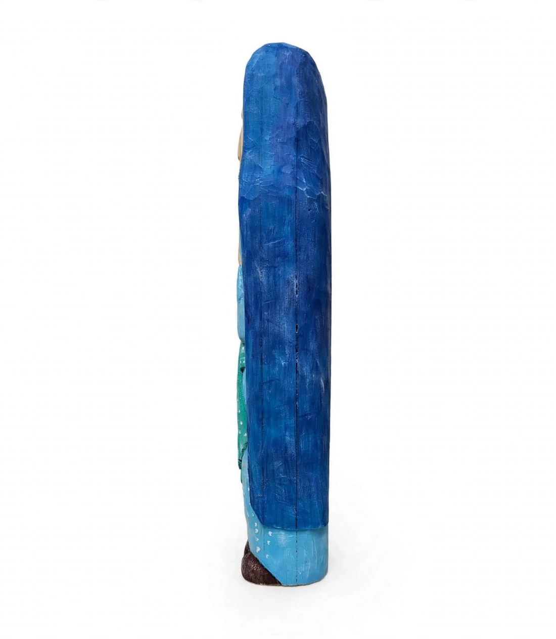 Maica Domnului în Rugăciune � Figurină din Lemn Sculptată și Pictată Manual - arte vizuale și accesorii  - sculptură - sculpturi și figurine din ceramică - Artynos.ro