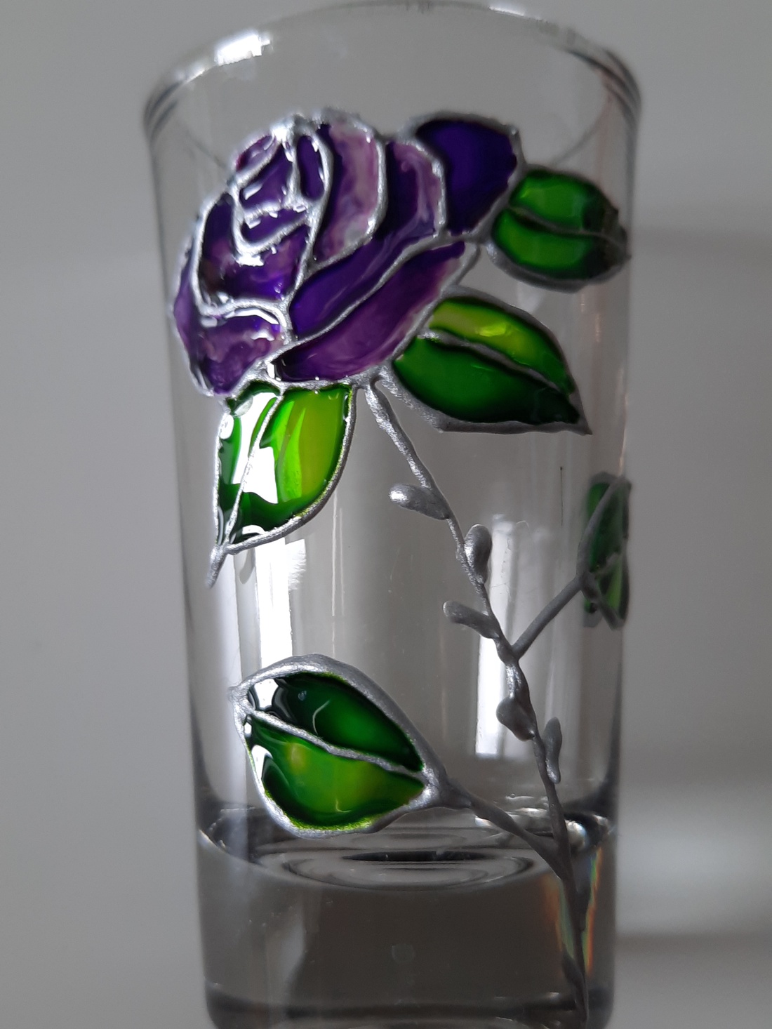 Pahare de tequila, pictate manual - arte vizuale și accesorii  - picturi - pictură pe sticlă - Artynos.ro