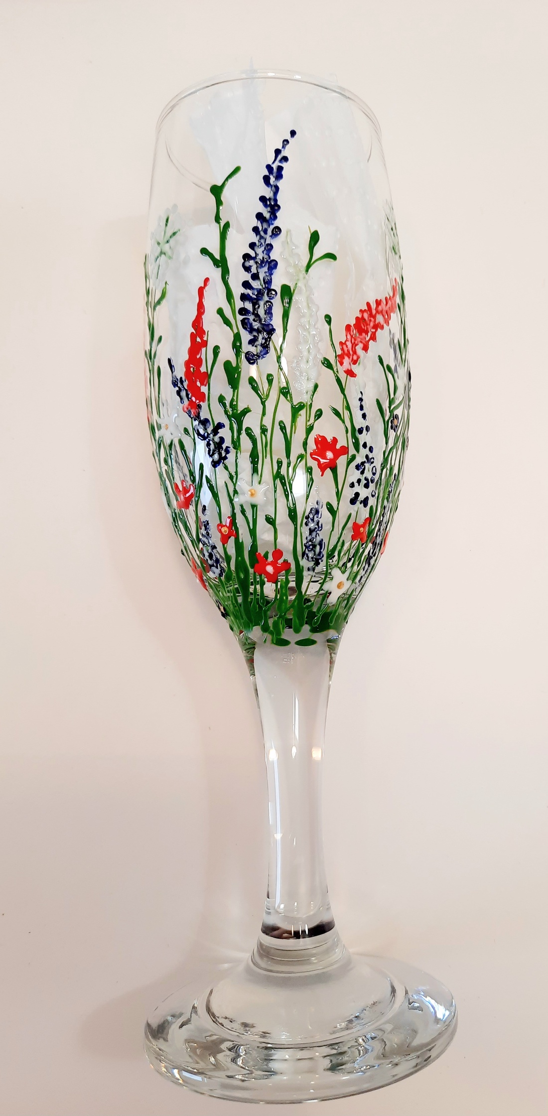 Pahare de șampanie, pictate manual  - arte vizuale și accesorii  - picturi - pictură pe sticlă - Artynos.ro