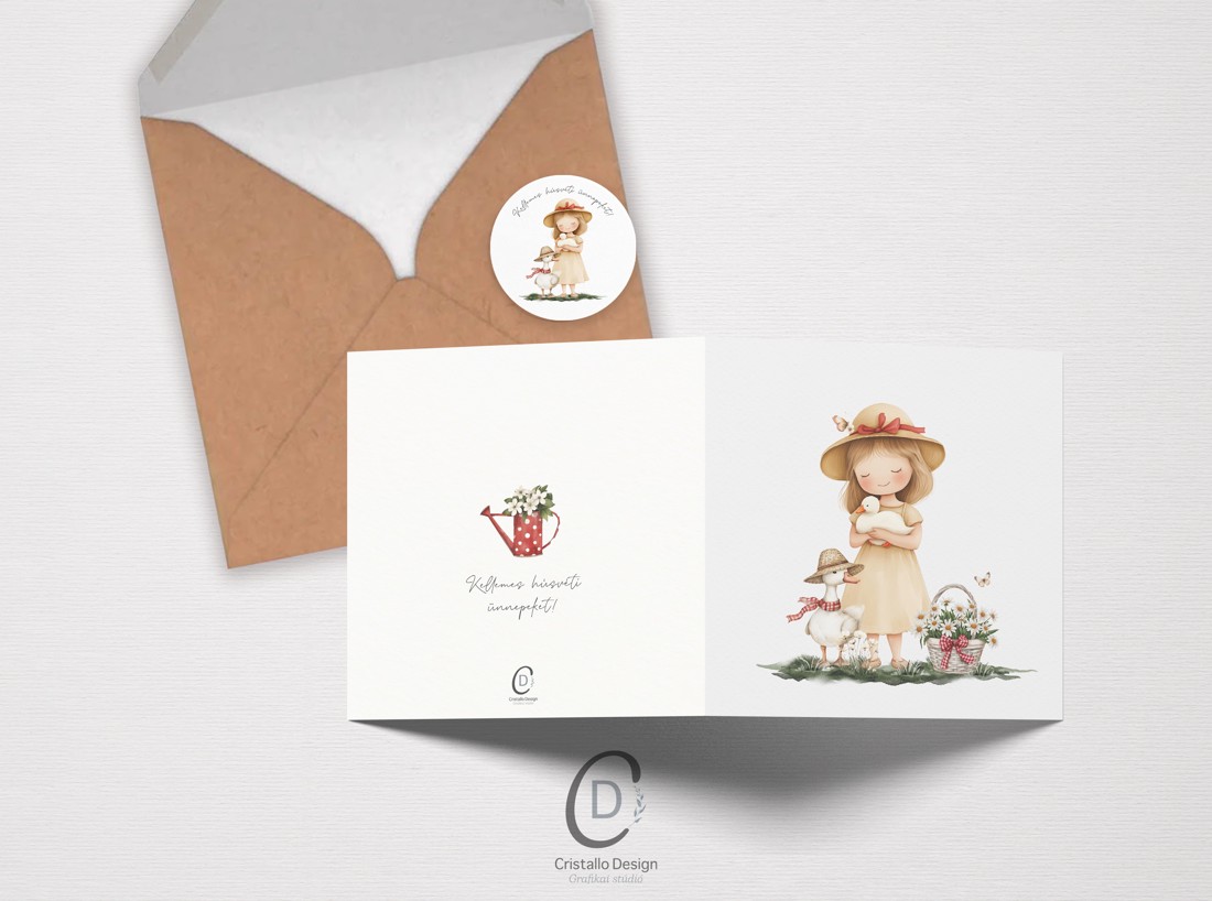 Carte poștală de Paște, felicitare de primăvară, card cadou - - Artynos.ro Carte poștală de Paște, felicitare de primăvară, card cadou - - Artynos.ro