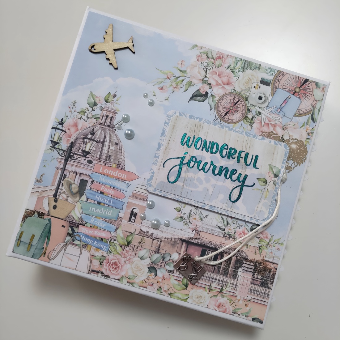 'Wonderful Journey' album de amintiri, album foto, scrapbook - casă & stil de viață - papetărie de hârtie - albume foto - Artynos.ro
