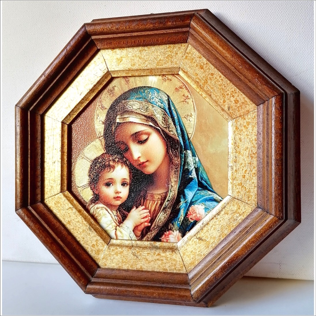 Maria și Pruncul Iisus, tablou realizat pe suport de porțelan - casă & stil de viață - accesorii religioase - cruce - Artynos.ro