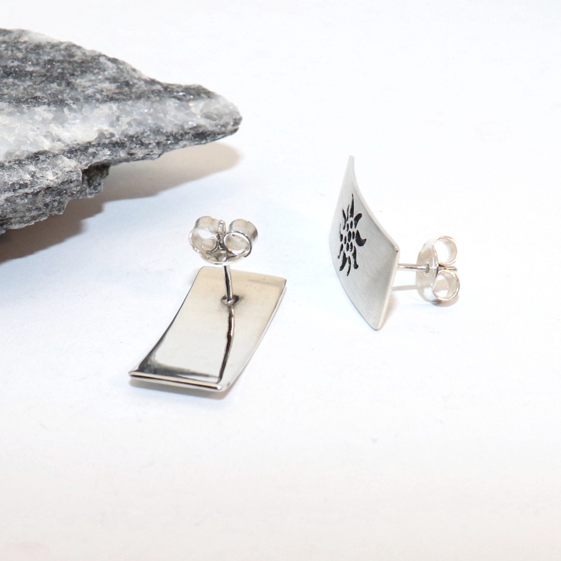 Pereche de cercei de argint Havasi pentru femei (EF.199) - bijuterii - cercei - cercei din argint - Artynos.ro