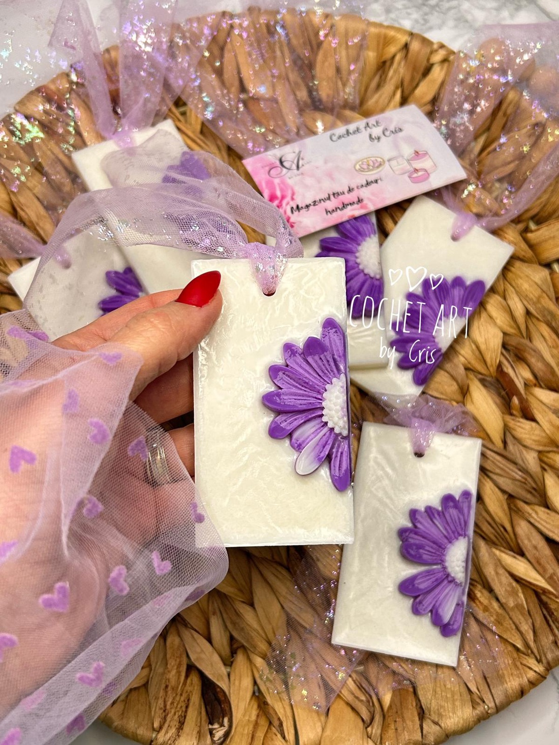 Odorizante dulap cu lavanda din ceara de soia - casă & stil de viață - lumânări, parfumuri, arome - ceară parfumată - Artynos.ro