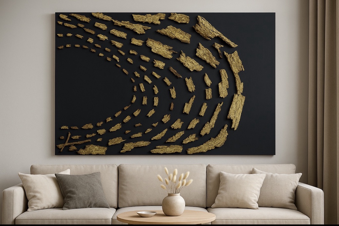 Spirala timpului  - accessorii și unelte - lemn - scoarță decorativă - Artynos.ro