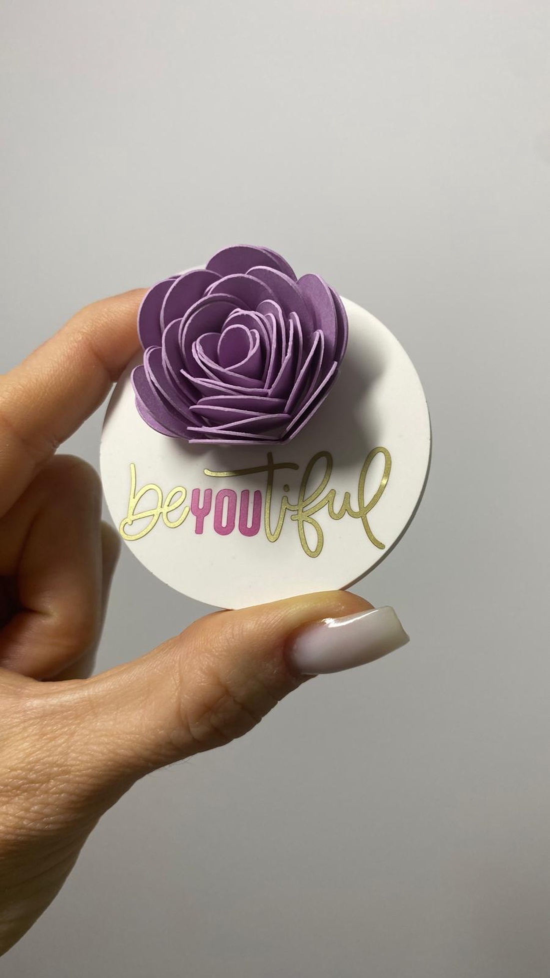 Mărțișor broșă - BeYOUtiful floare 3D - bijuterii - mărțișor - Artynos.ro