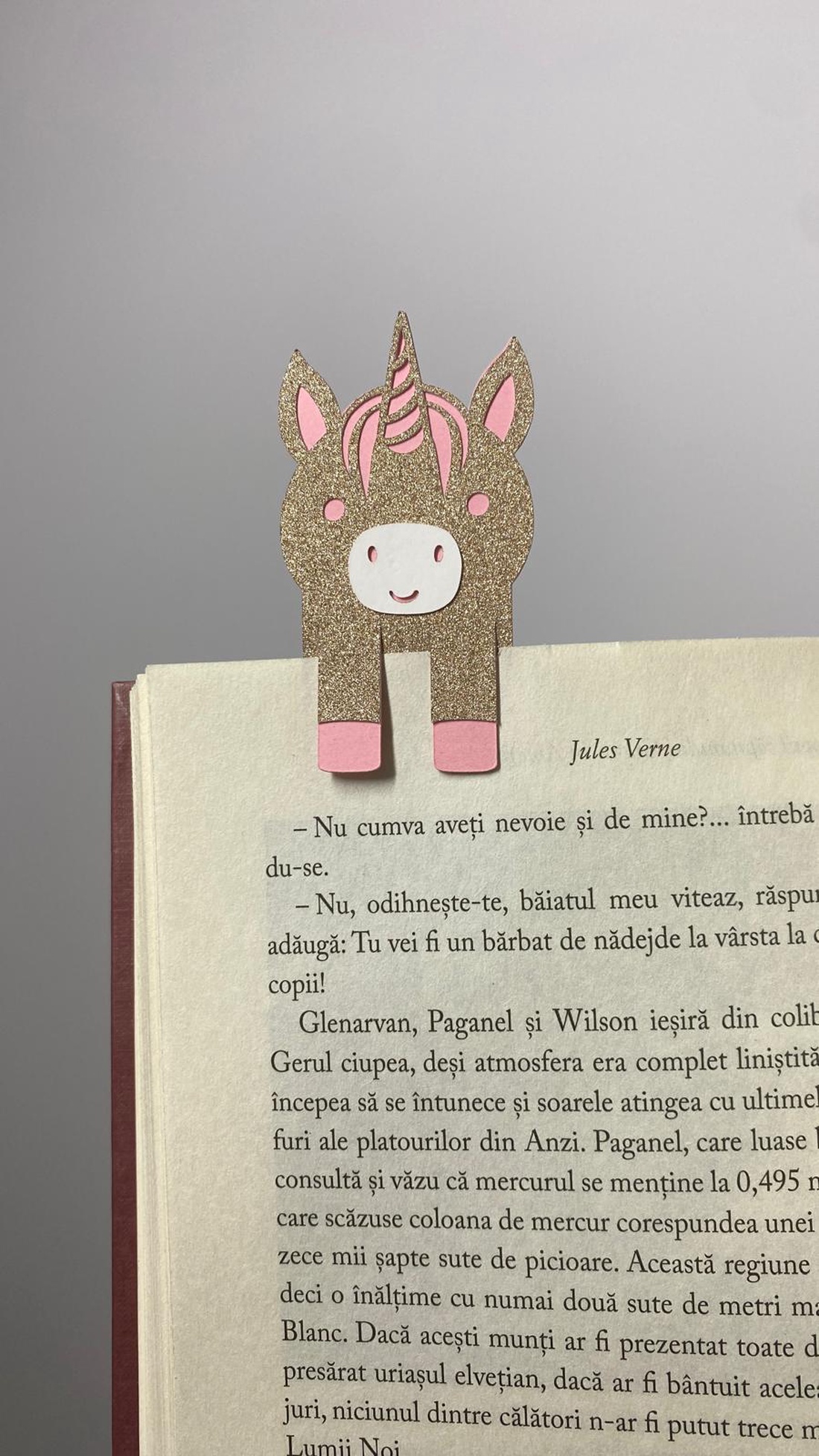 Semn de carte - Unicorn - cărți și creații cu tematică muzicală, cadouri - semn de carte - Artynos.ro