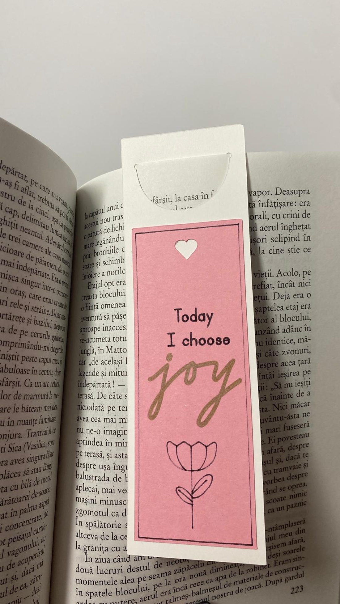 Semn de carte - Joy - cărți și creații cu tematică muzicală, cadouri - semn de carte - Artynos.ro