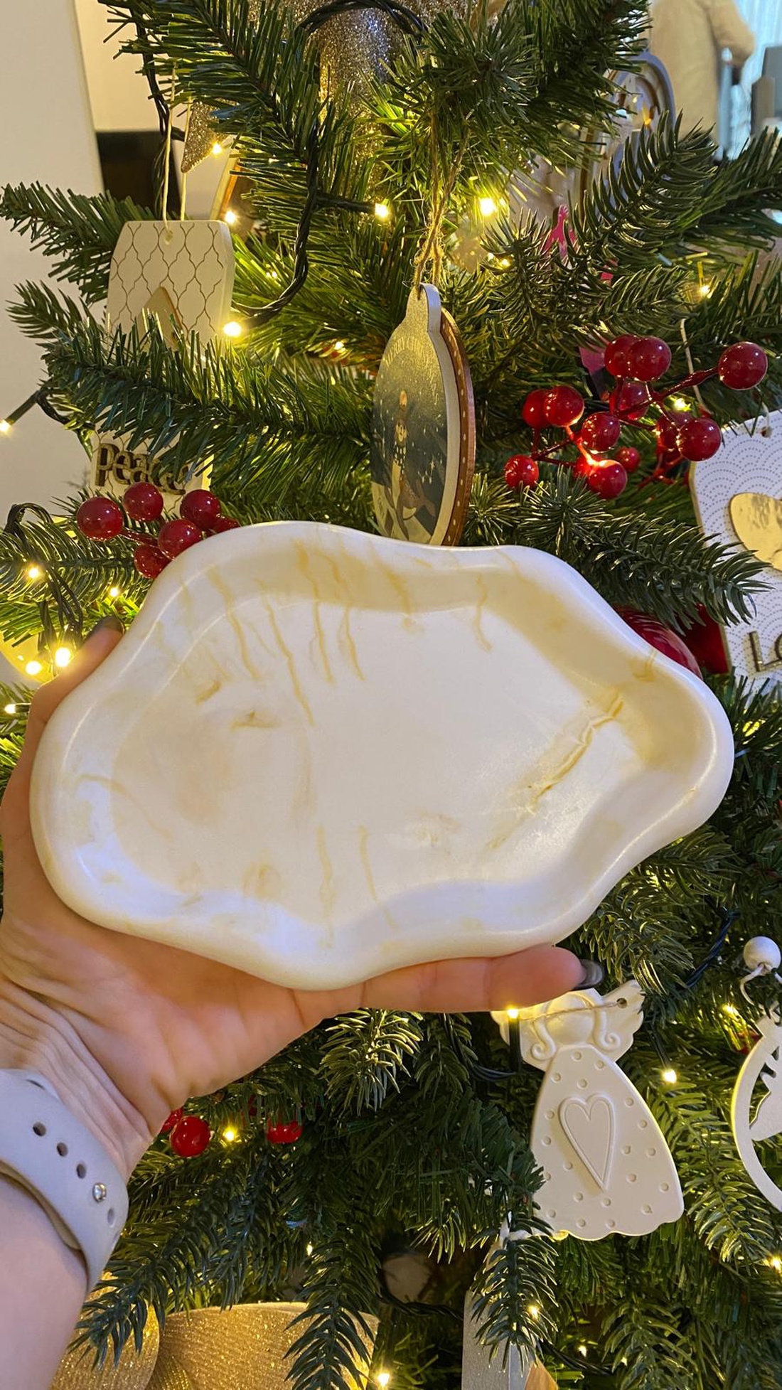 Tavă ovală decorativă - formă asimetrică - casă & stil de viață - decorațiuni de casă - decorațiuni de masă și rafturi - decorațiuni de masă - Artynos.ro