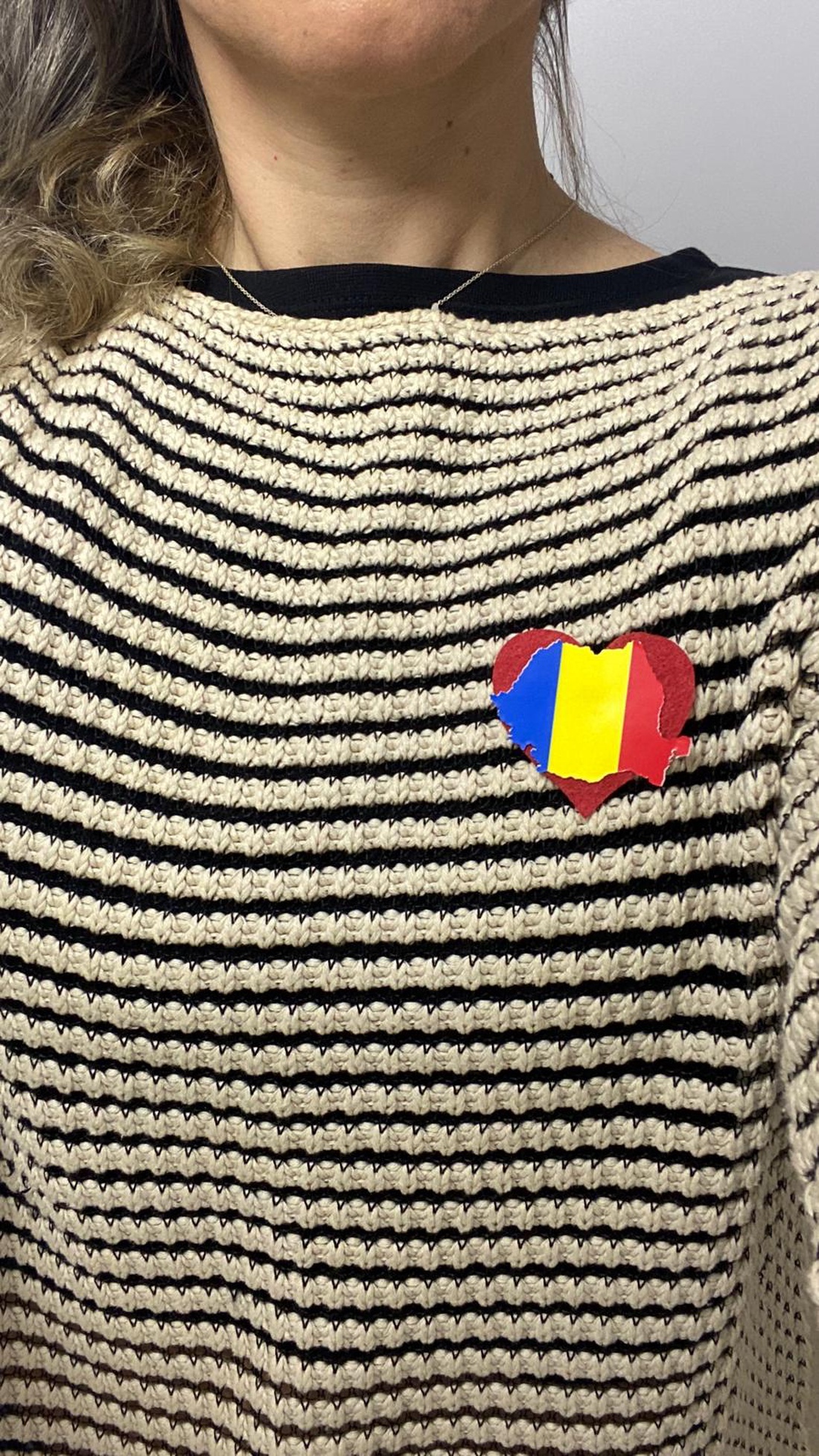 Mărțișor broșă - Steagul României - bijuterii - mărțișor - Artynos.ro