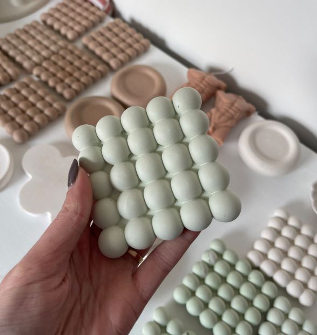 Coaster Bubble din ceramică - casă & stil de viață - echipamente de bucătărie - accesorii de servire - căni - Artynos.ro