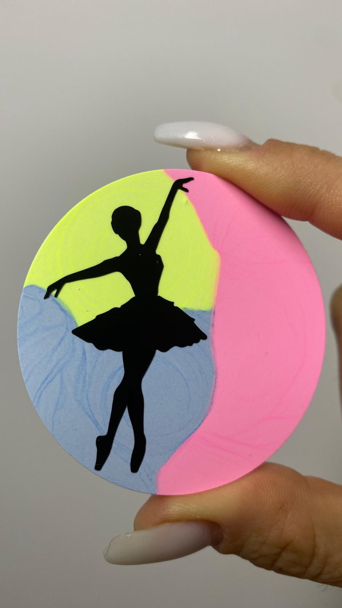 Mărțișor broșă - 5.5 cm - Balerina - bijuterii - mărțișor - Artynos.ro