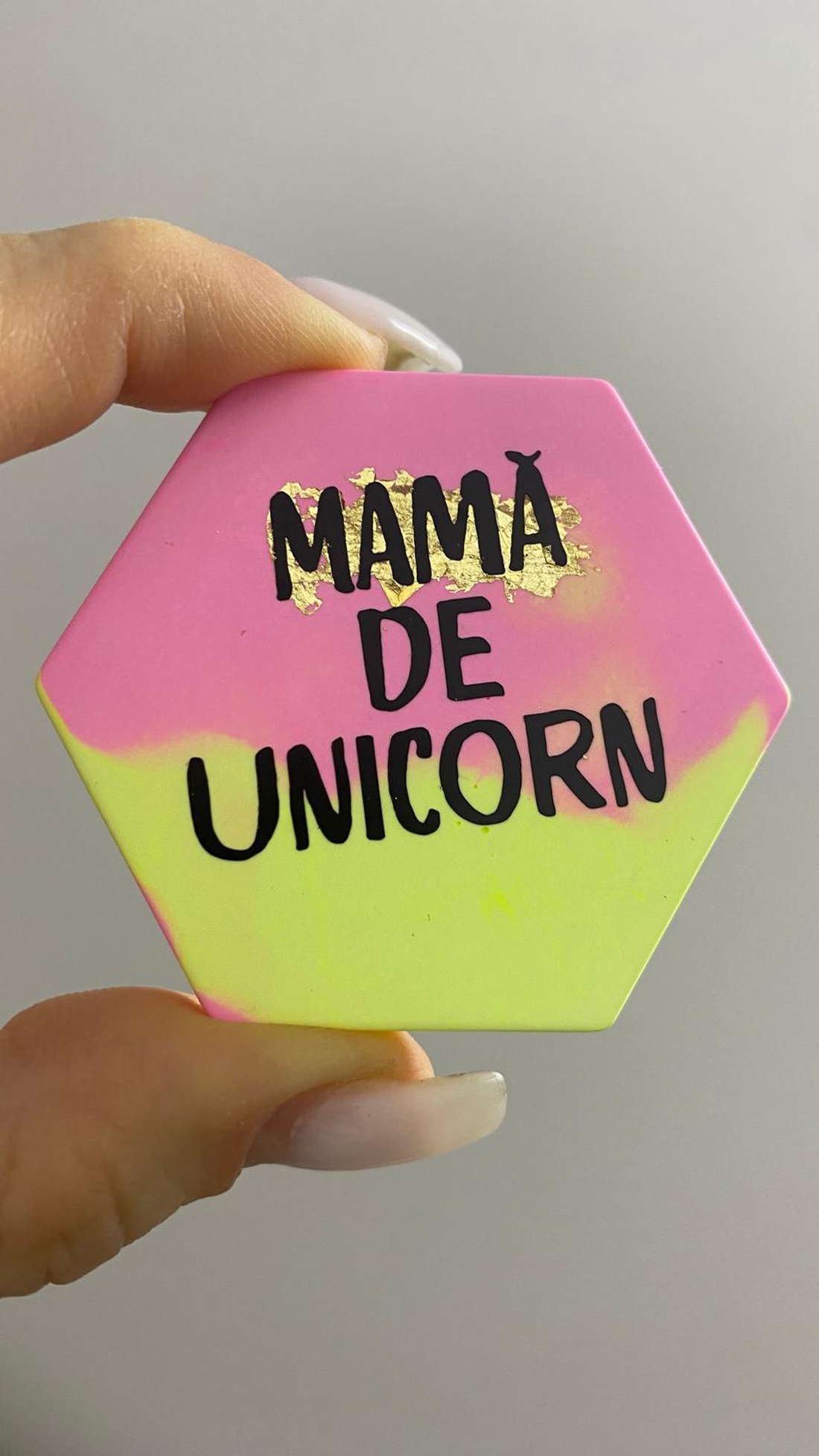 Broșă - Mamă de unicorn � 3.5-5.5 cm - bijuterii - broșe - Artynos.ro