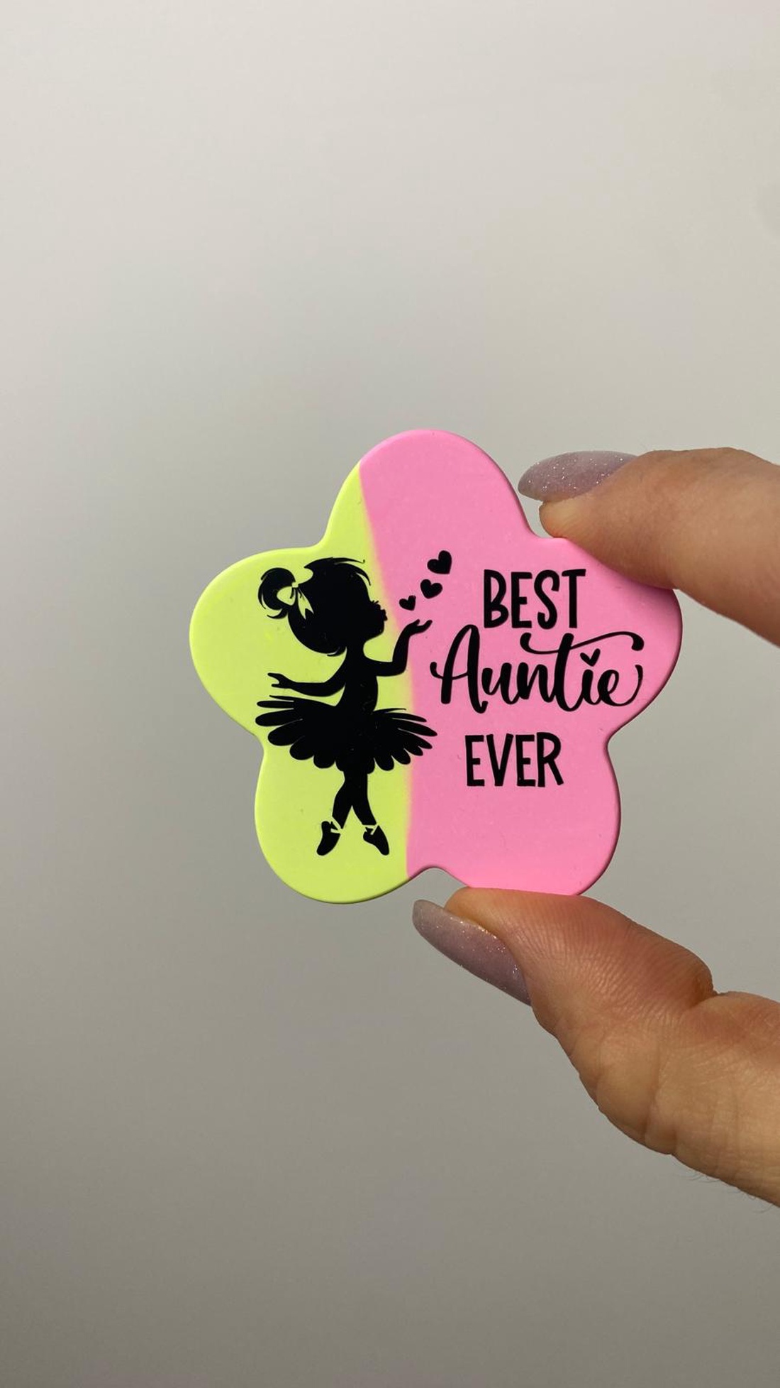 Broșă - formă de floare - Balerina mica - bijuterii - broșe - Artynos.ro